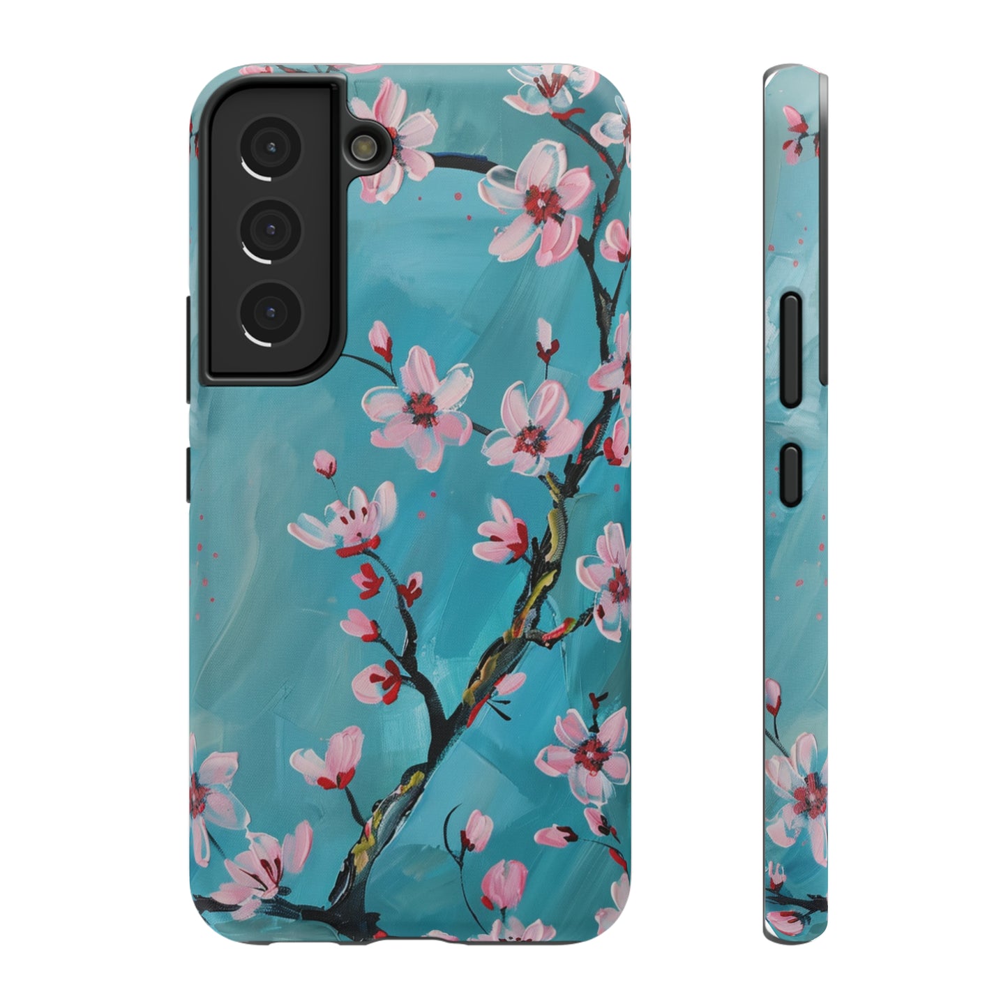 Cherry Blossom Van Gogh Style Matte Phone Impact-Resistant Case
