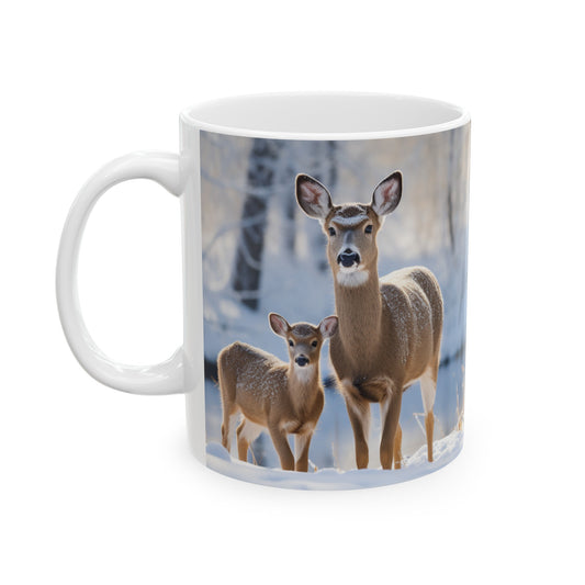 Whitetail Deer Family Mug
