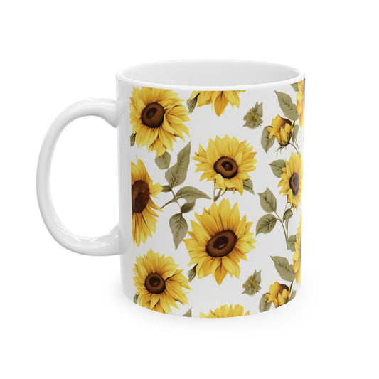 Sunflowers Pattern Mug