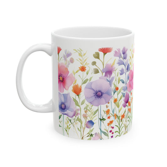 Wildflowers Wrap Around Mug