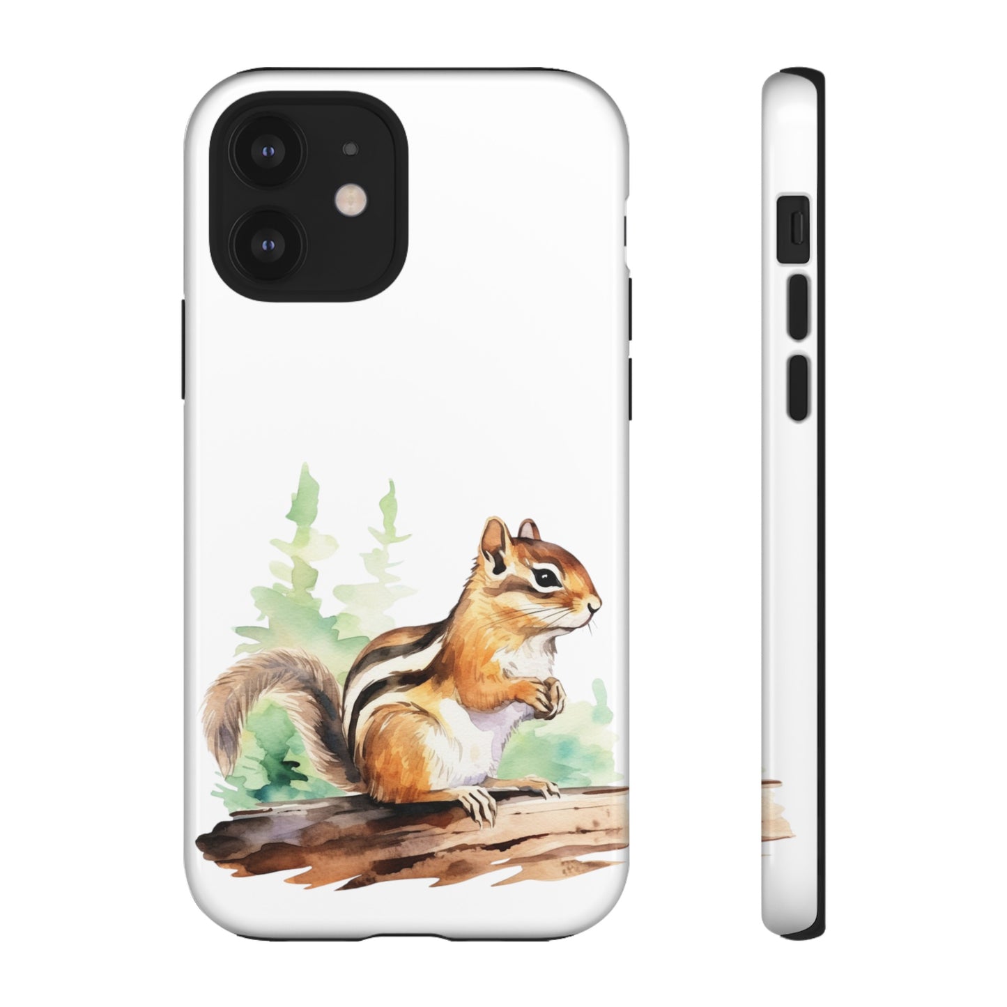 Chipmunk Watercolor Style Phone Case