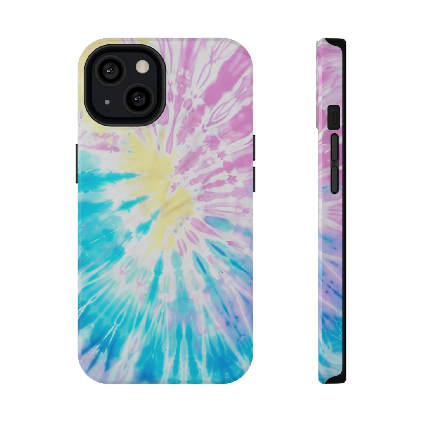 Pastel Color Tie Dye Impact Resistant Phone Case