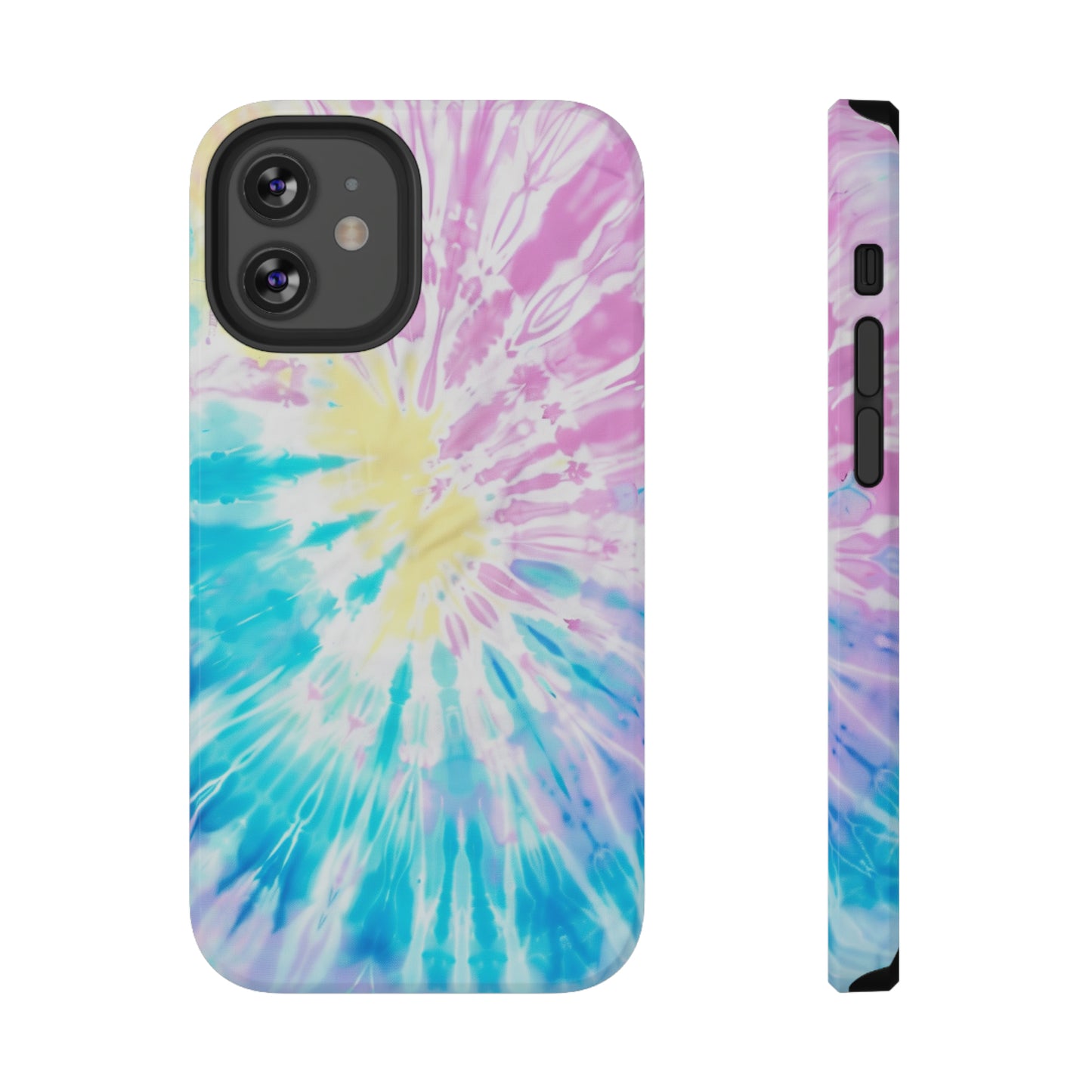 Pastel Color Tie Dye Impact Resistant Phone Case