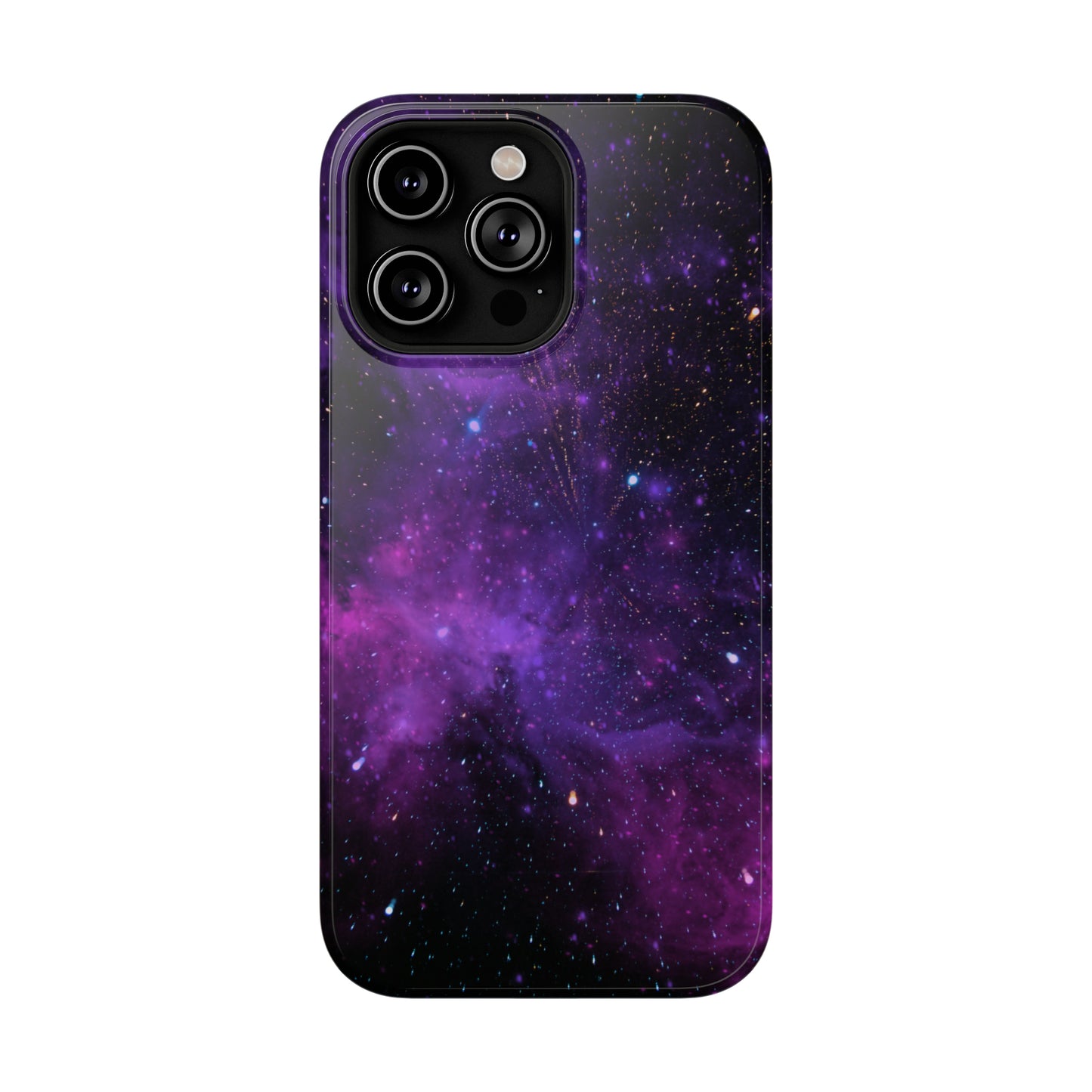 Dark Purple Glossy Impact Resistant Phone Case