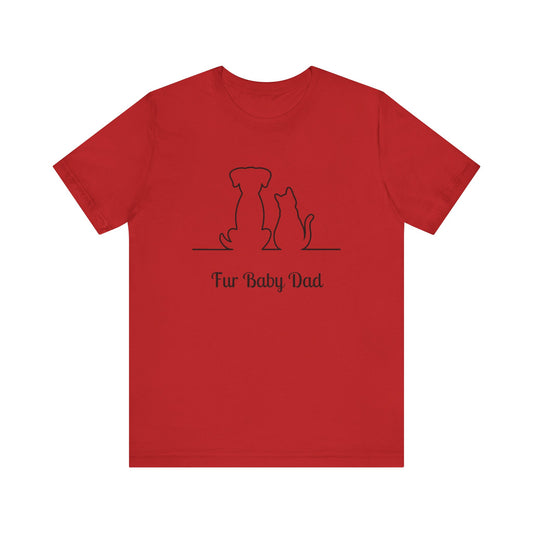 Fur Baby Dad Short Sleeve Tee