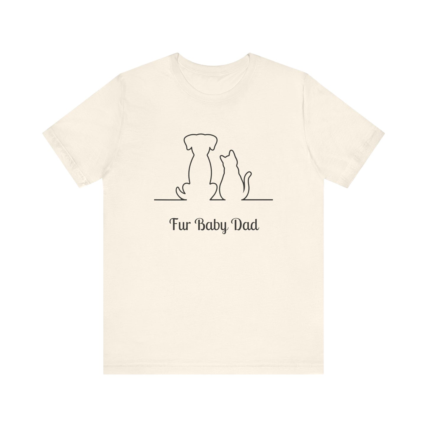 Fur Baby Dad Short Sleeve Tee