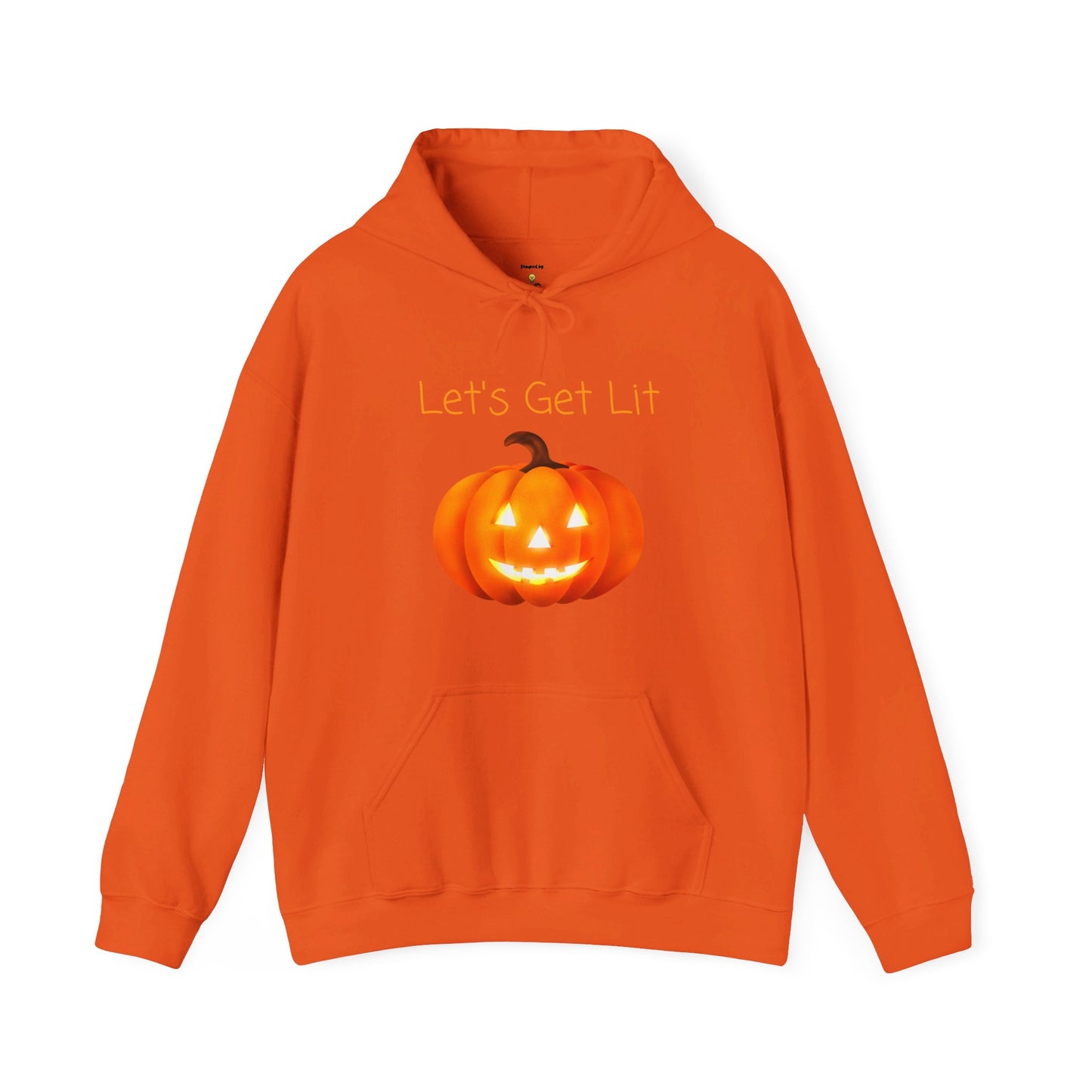 Let's Get Lit Pumpkin Hoodie