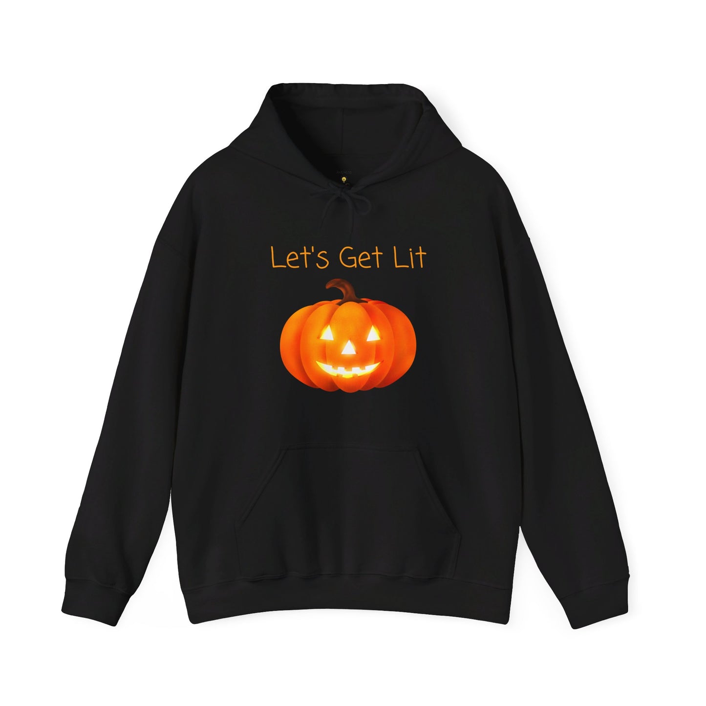 Let's Get Lit Pumpkin Hoodie