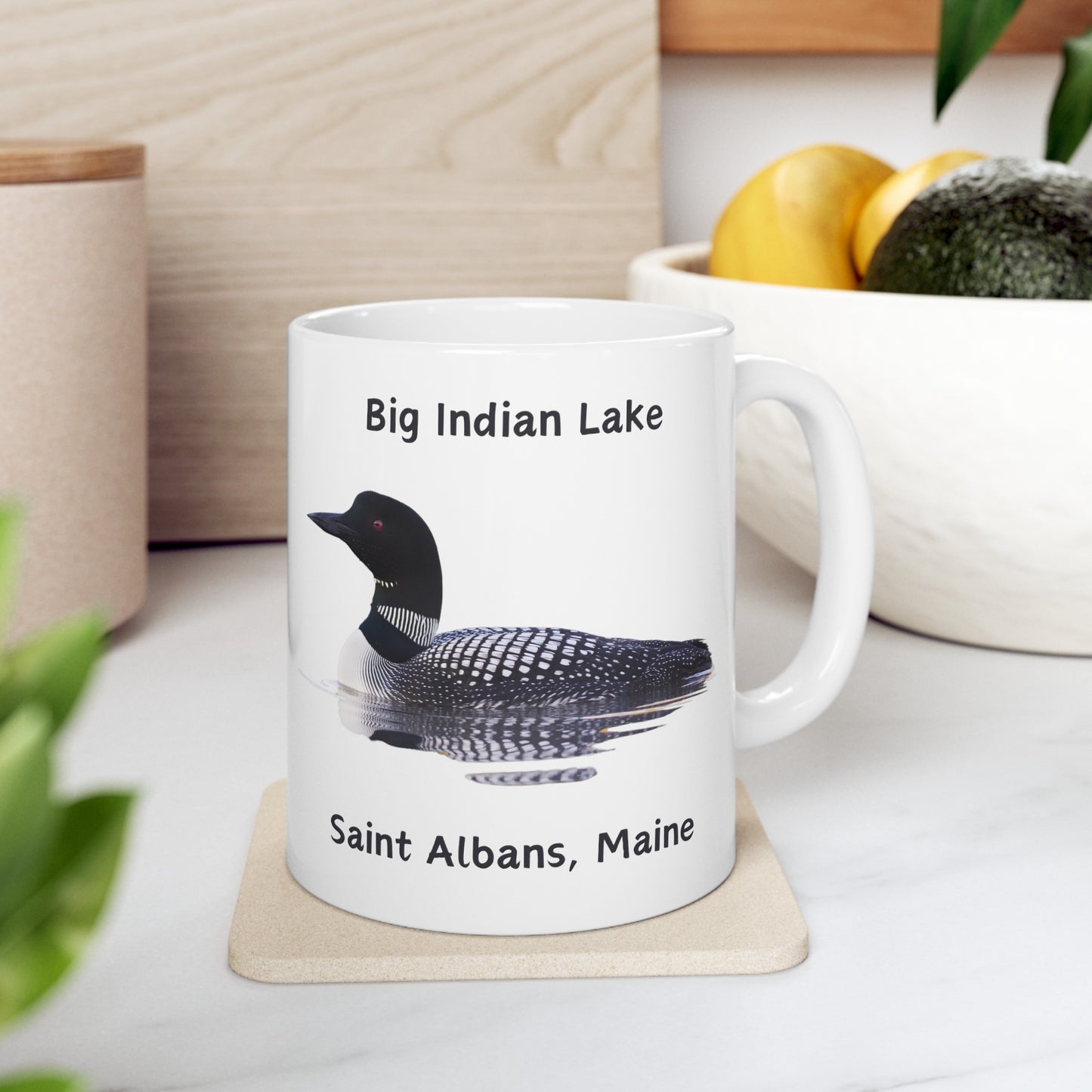 Big Indian Lake Loon Mug