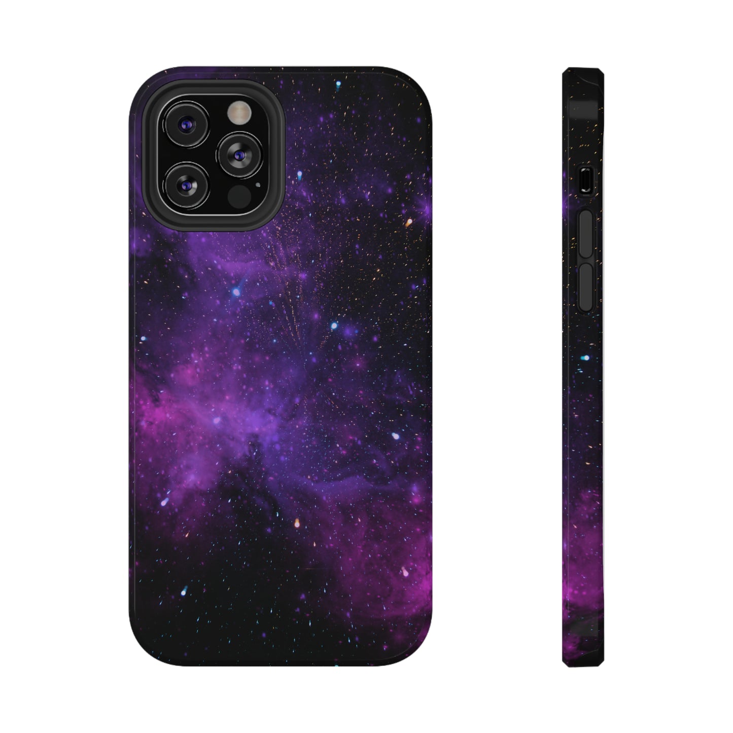 Dark Purple Glossy Impact Resistant Phone Case