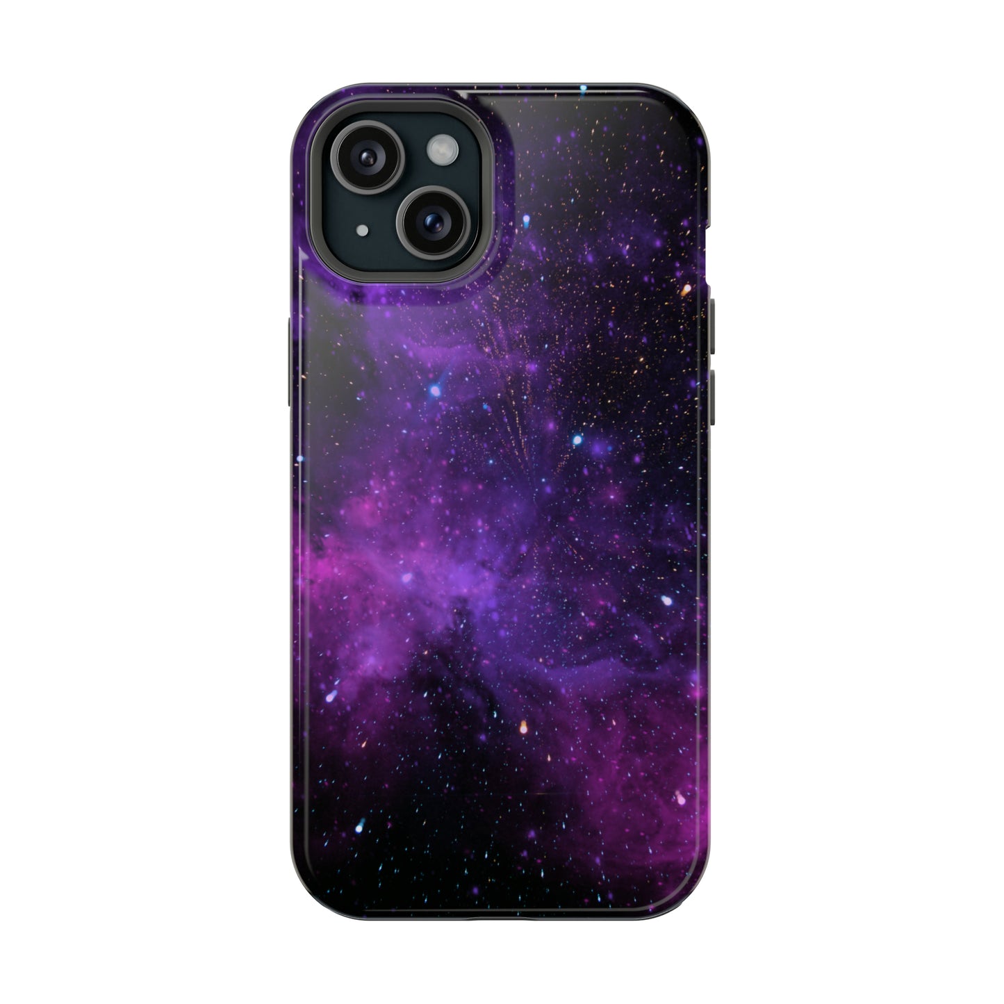 Dark Purple Glossy Impact Resistant Phone Case