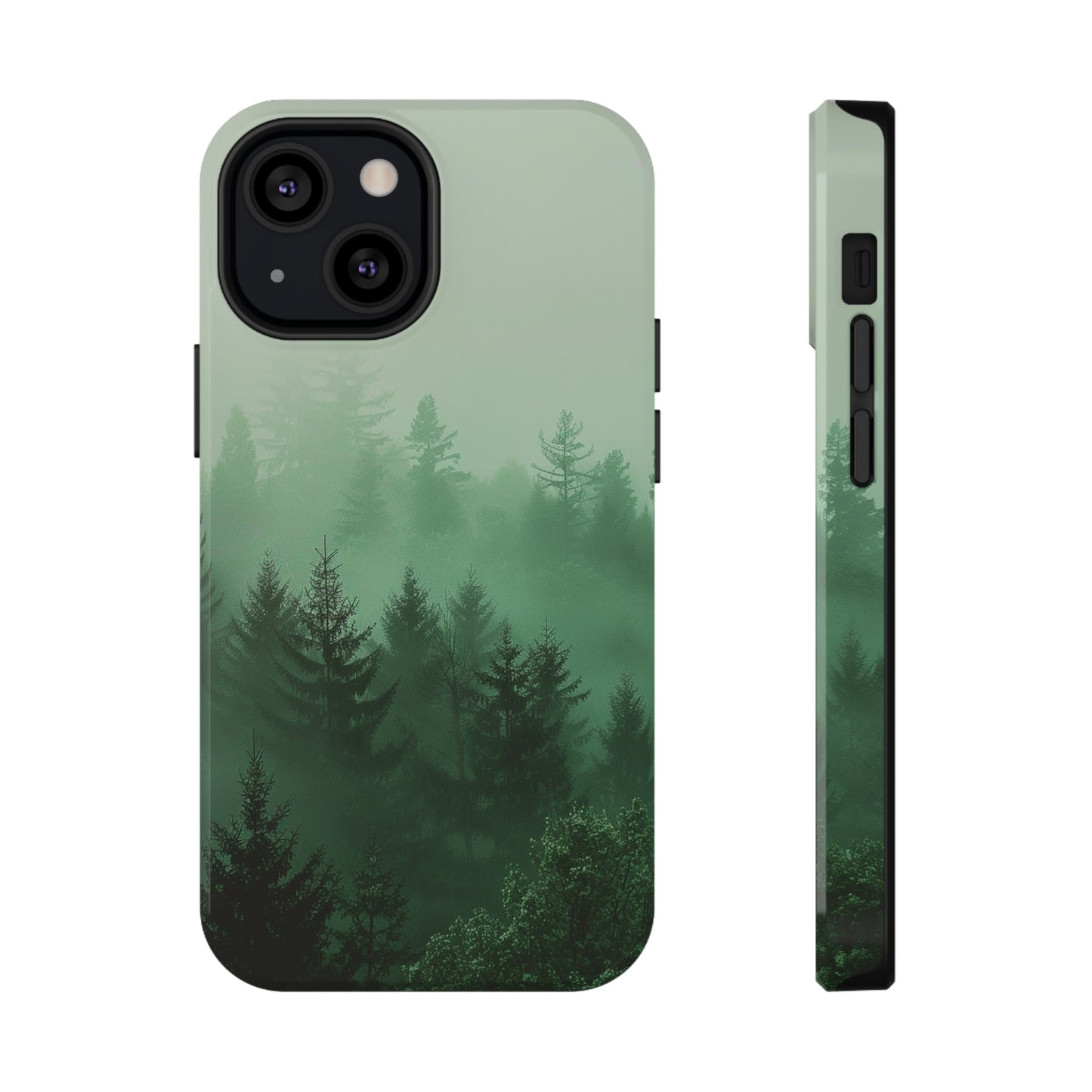 Minimalist Forest Glossy Impact Resistant Phone Case