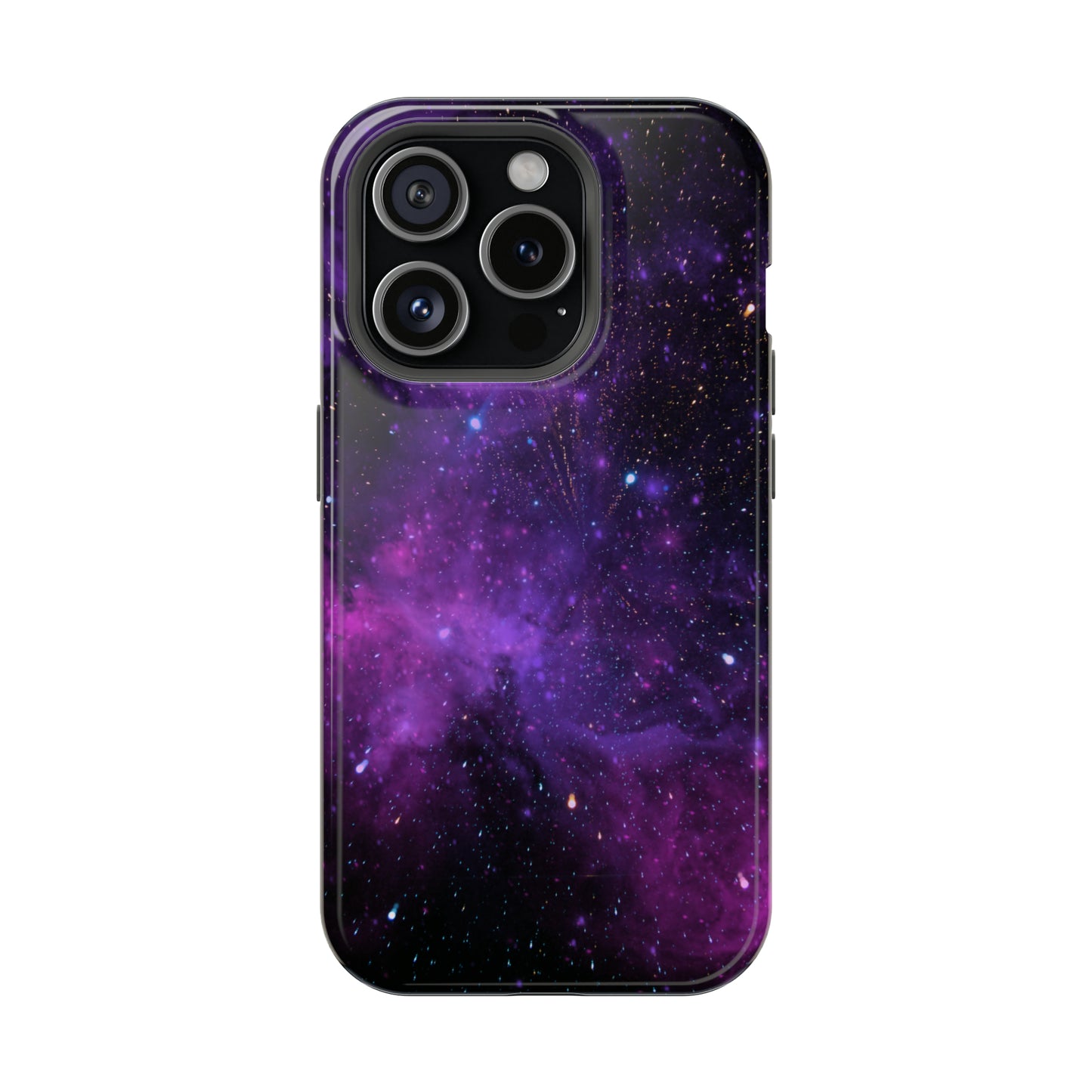 Dark Purple Glossy Impact Resistant Phone Case