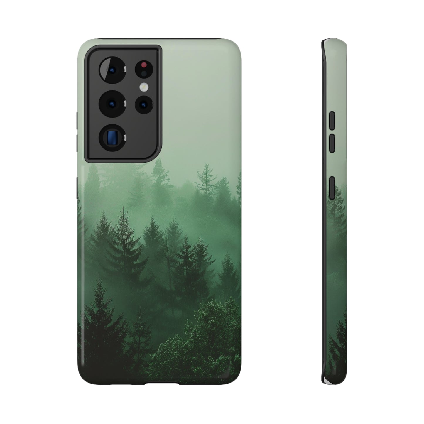 Minimalist Forest Glossy Impact Resistant Phone Case