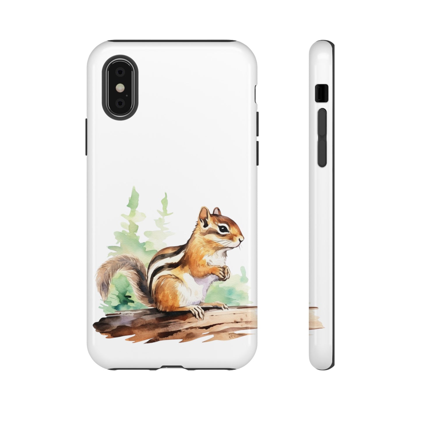 Chipmunk Watercolor Style Phone Case