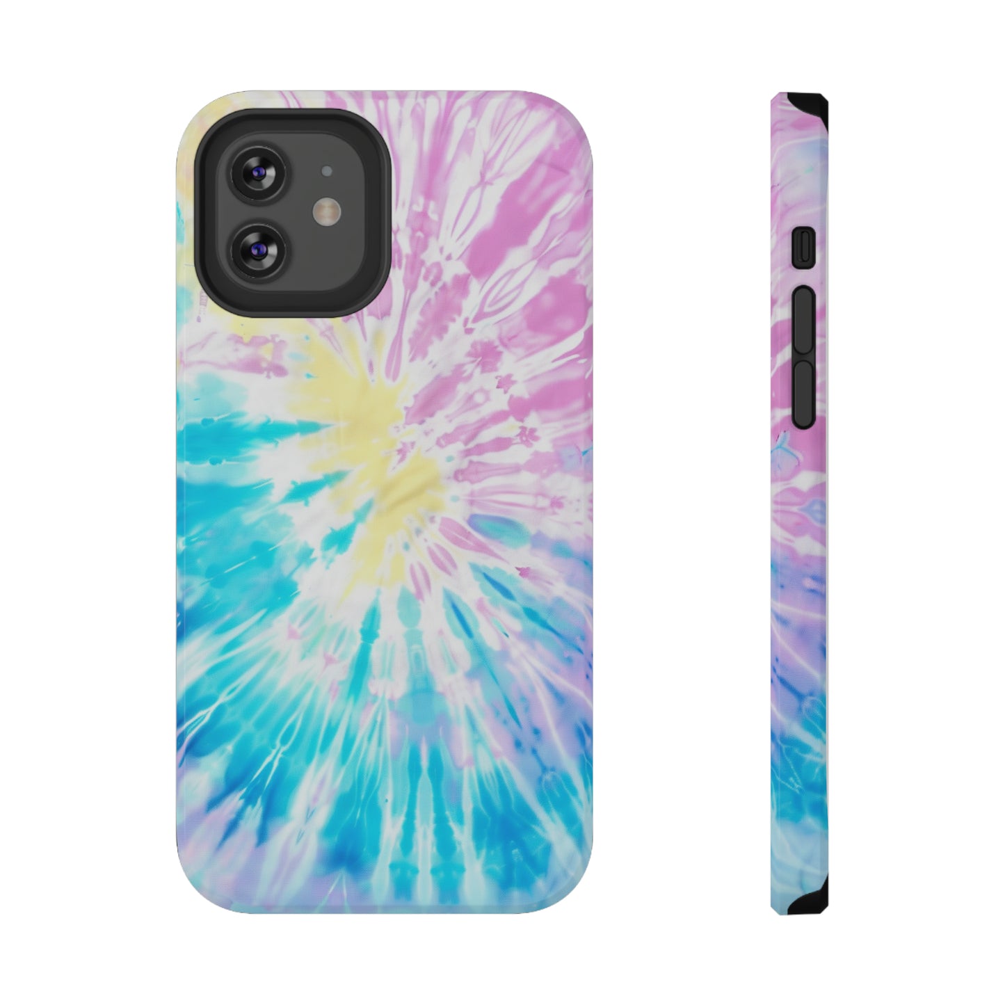 Pastel Color Tie Dye Impact Resistant Phone Case