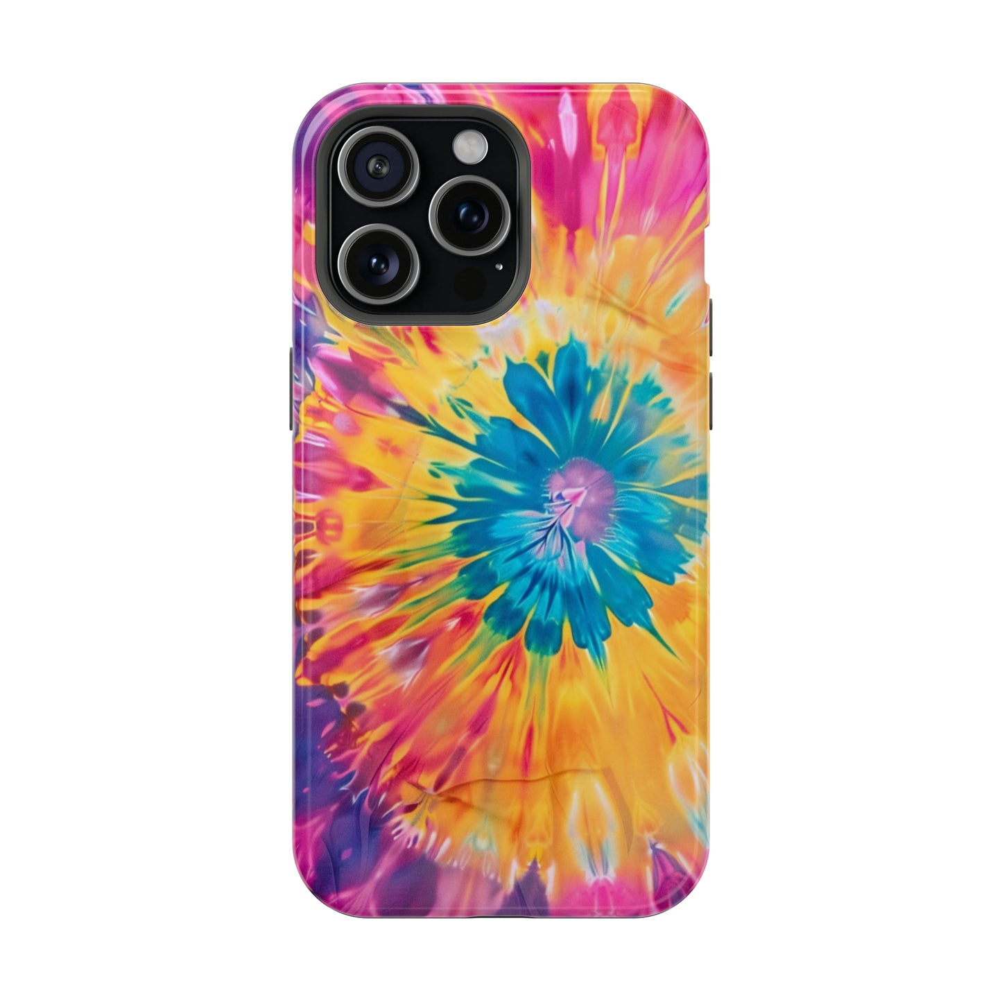 Vibrant Tie Dye Glossy Impact Resistant Phone Case