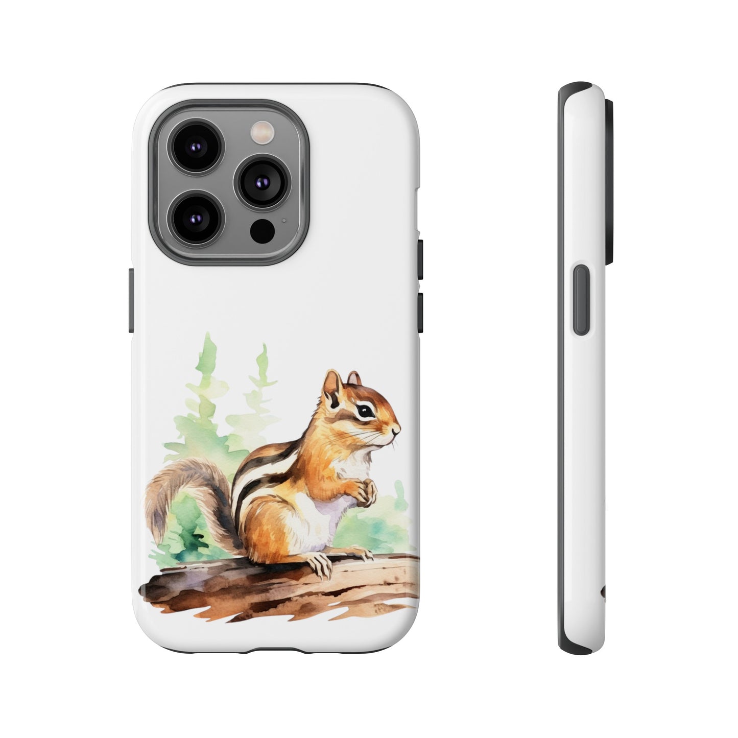 Chipmunk Watercolor Style Phone Case