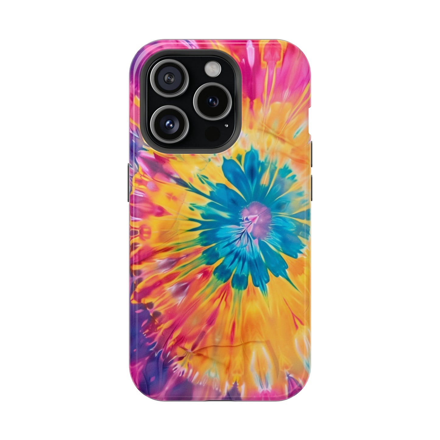 Vibrant Tie Dye Glossy Impact Resistant Phone Case