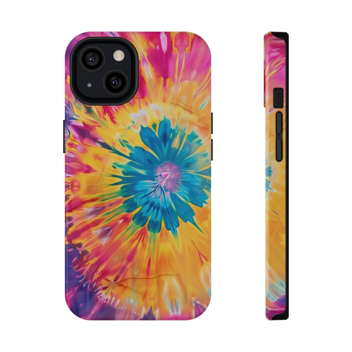 Vibrant Tie Dye Glossy Impact Resistant Phone Case