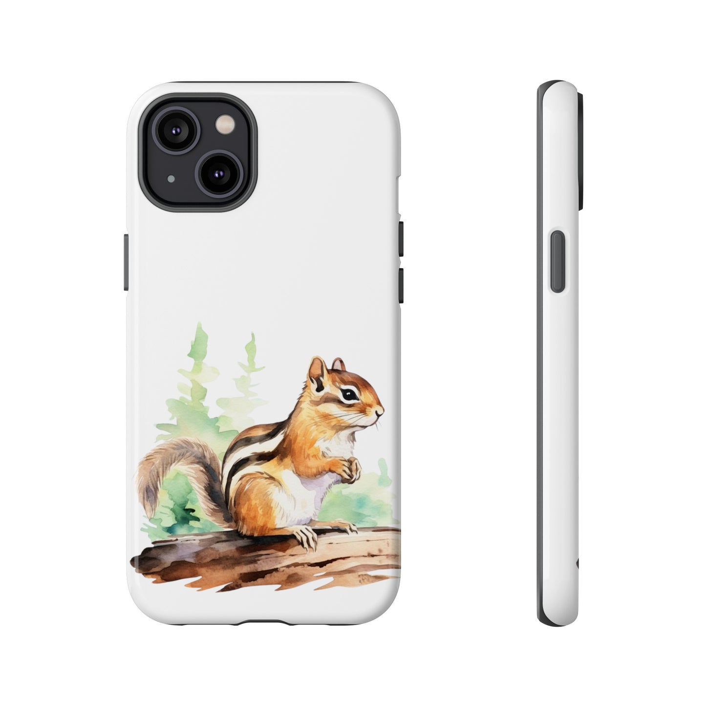 Chipmunk Watercolor Style Phone Case