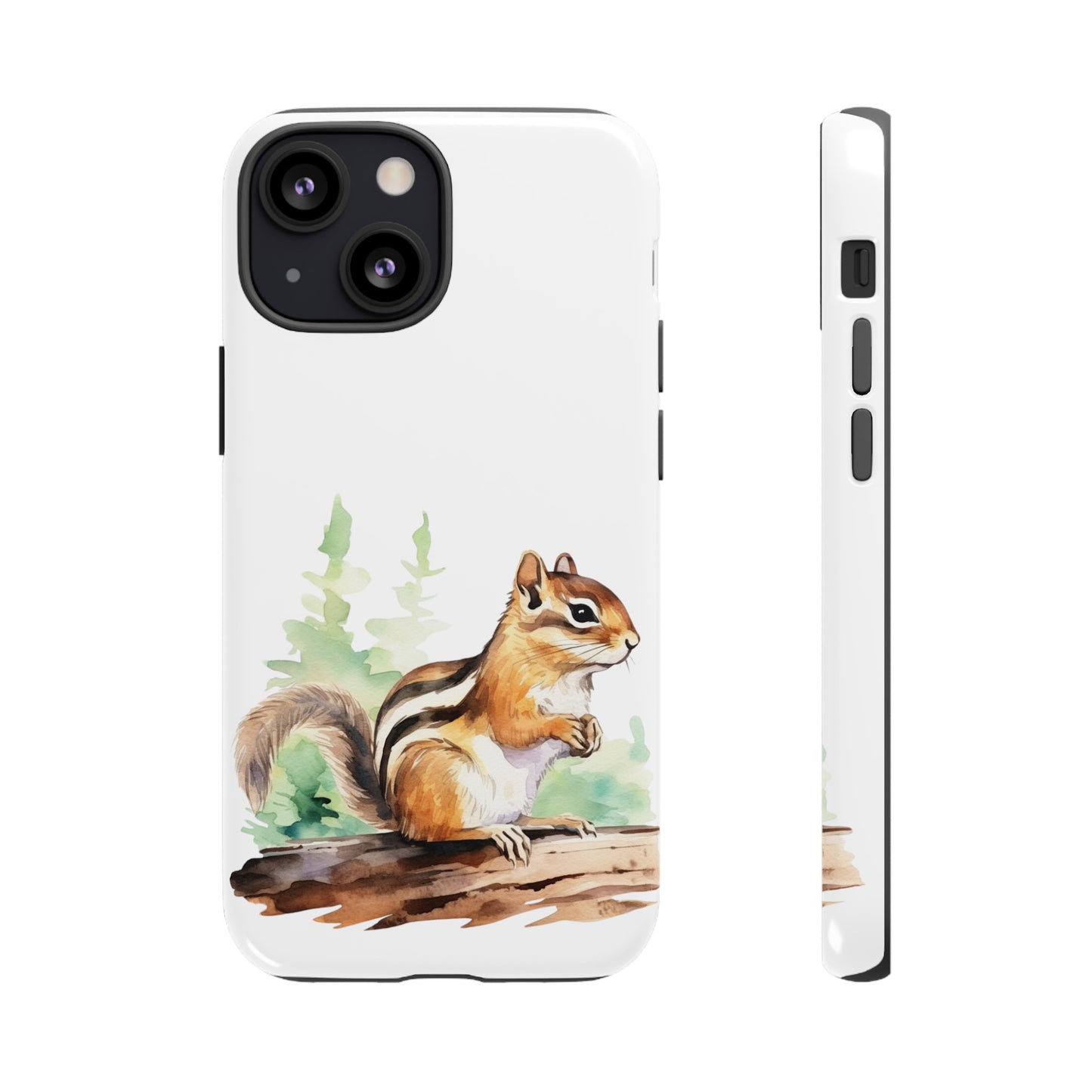 Chipmunk Watercolor Style Phone Case