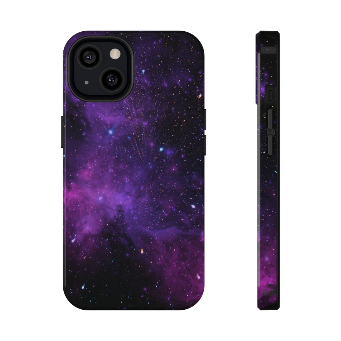 Dark Purple Glossy Impact Resistant Phone Case