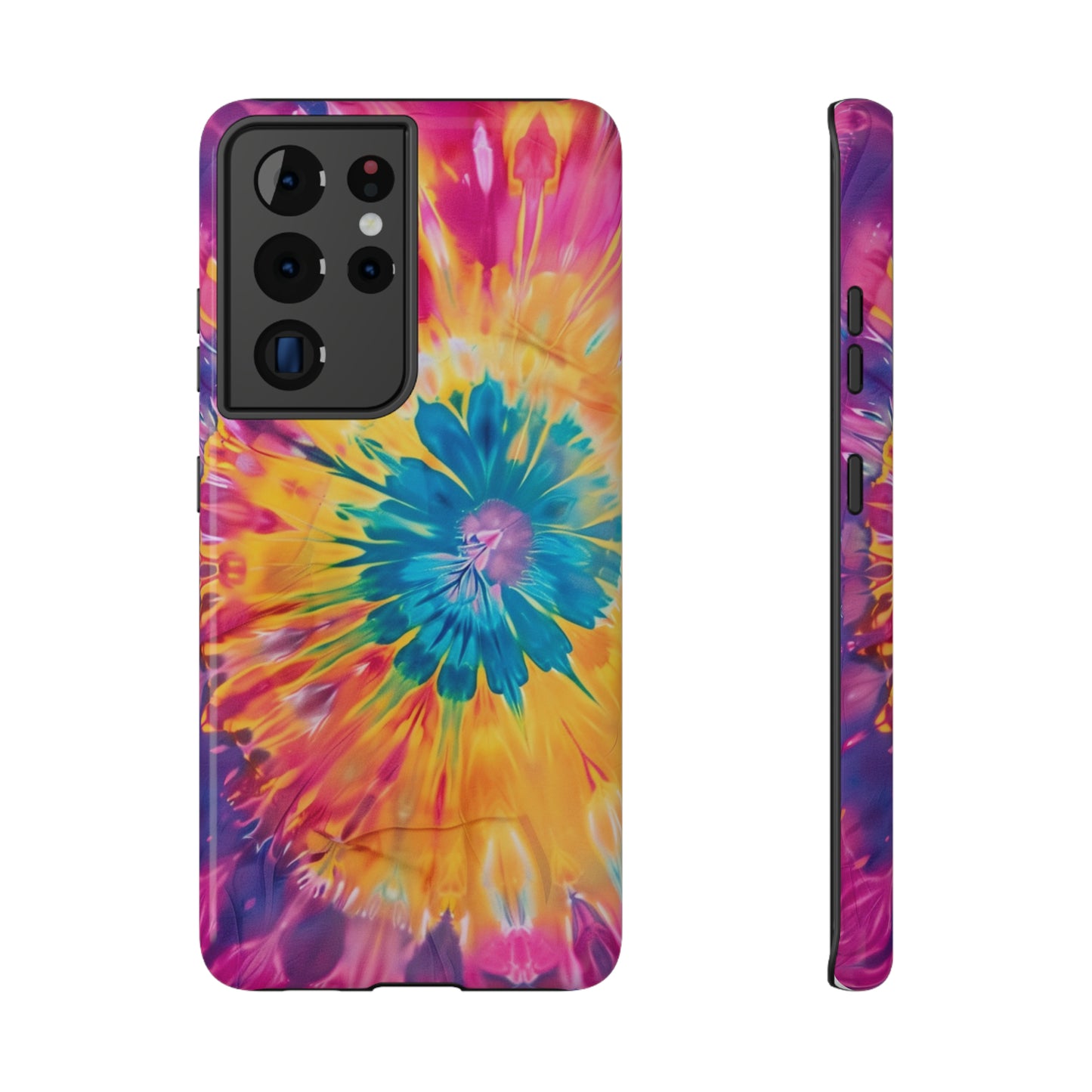 Vibrant Tie Dye Glossy Impact Resistant Phone Case