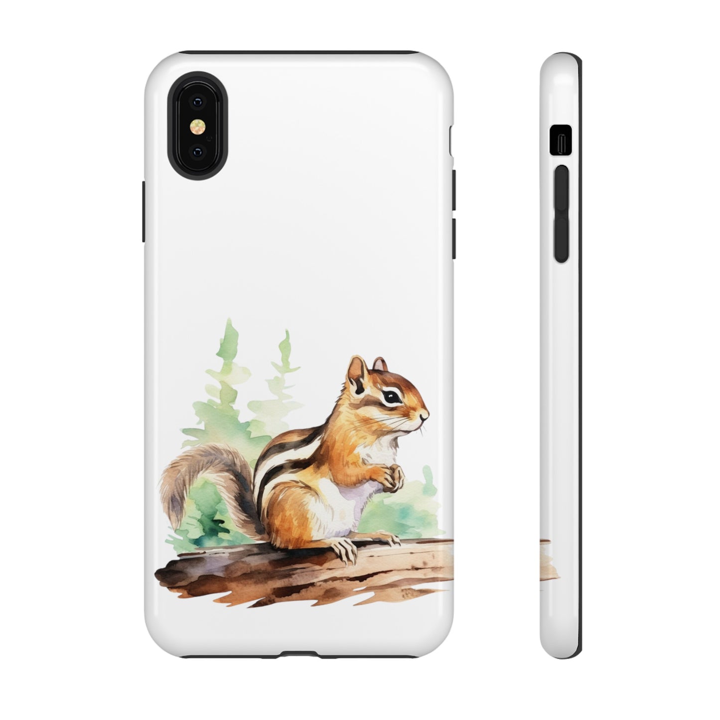 Chipmunk Watercolor Style Phone Case