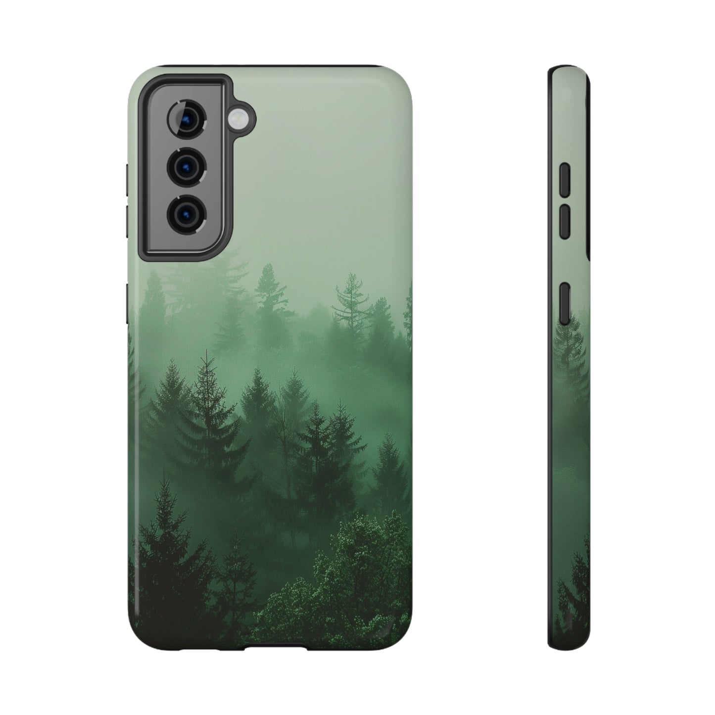 Minimalist Forest Glossy Impact Resistant Phone Case