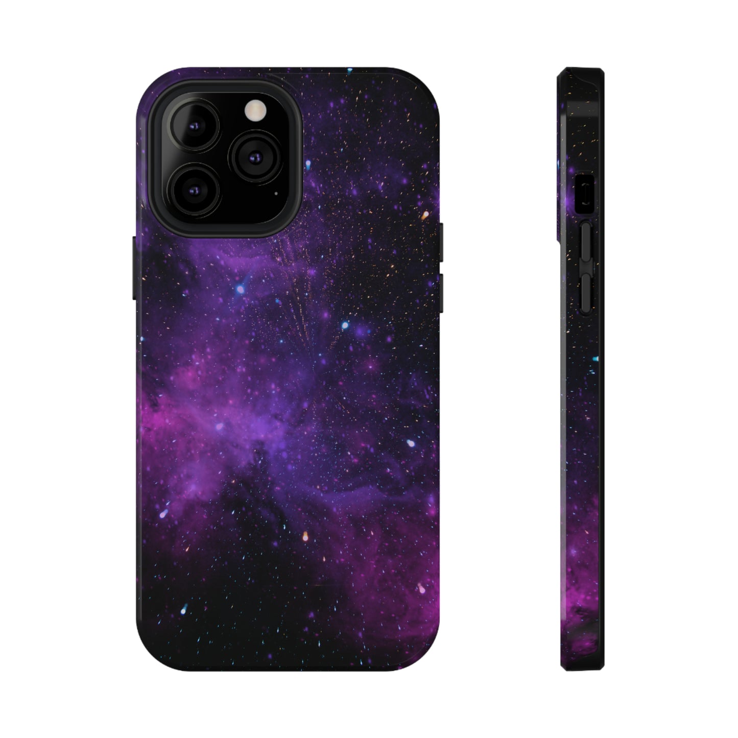 Dark Purple Glossy Impact Resistant Phone Case