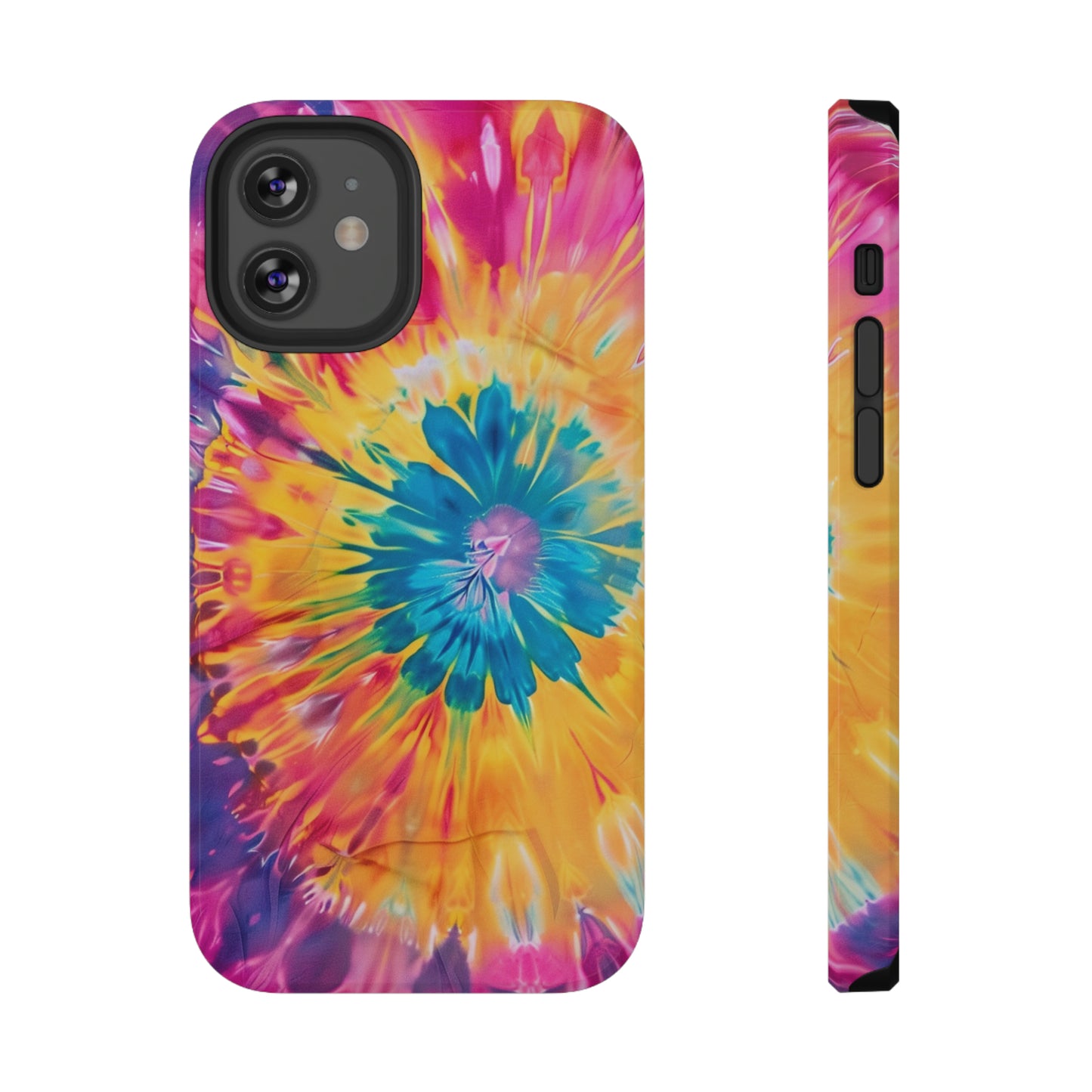 Vibrant Tie Dye Glossy Impact Resistant Phone Case