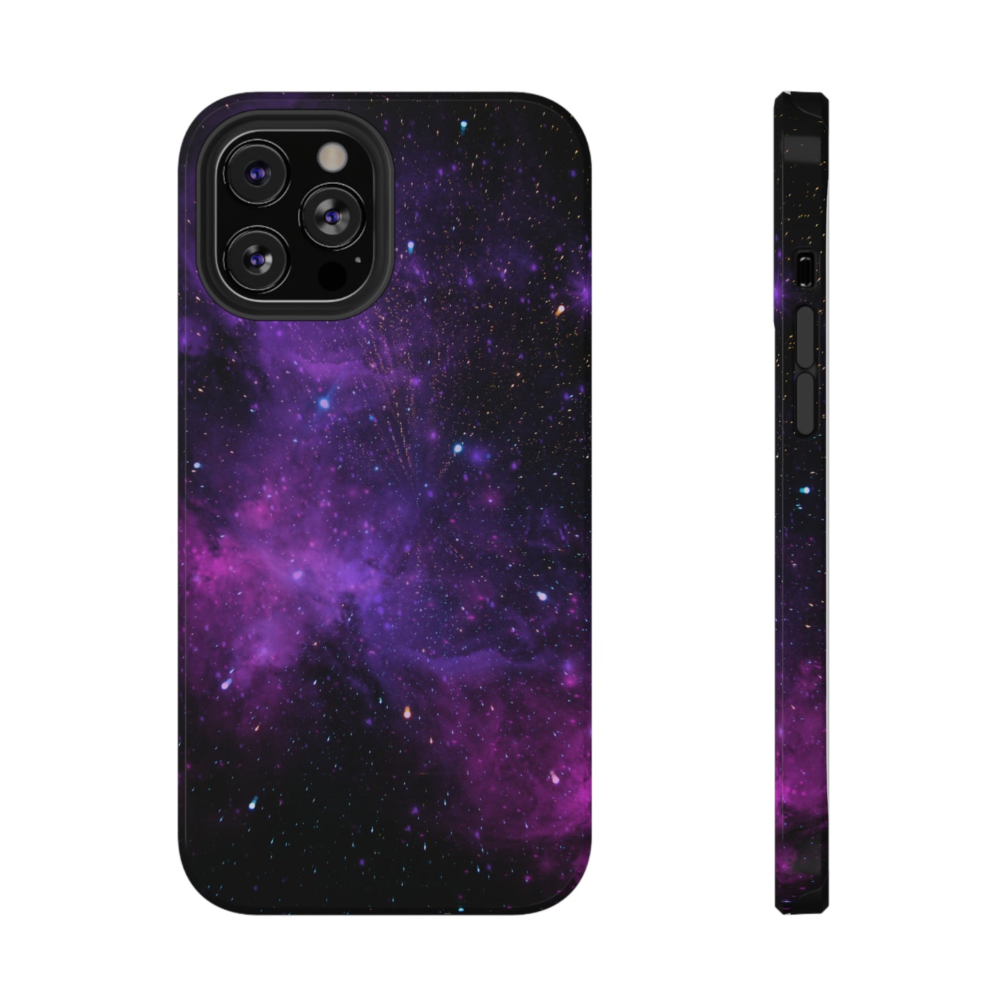 Dark Purple Glossy Impact Resistant Phone Case