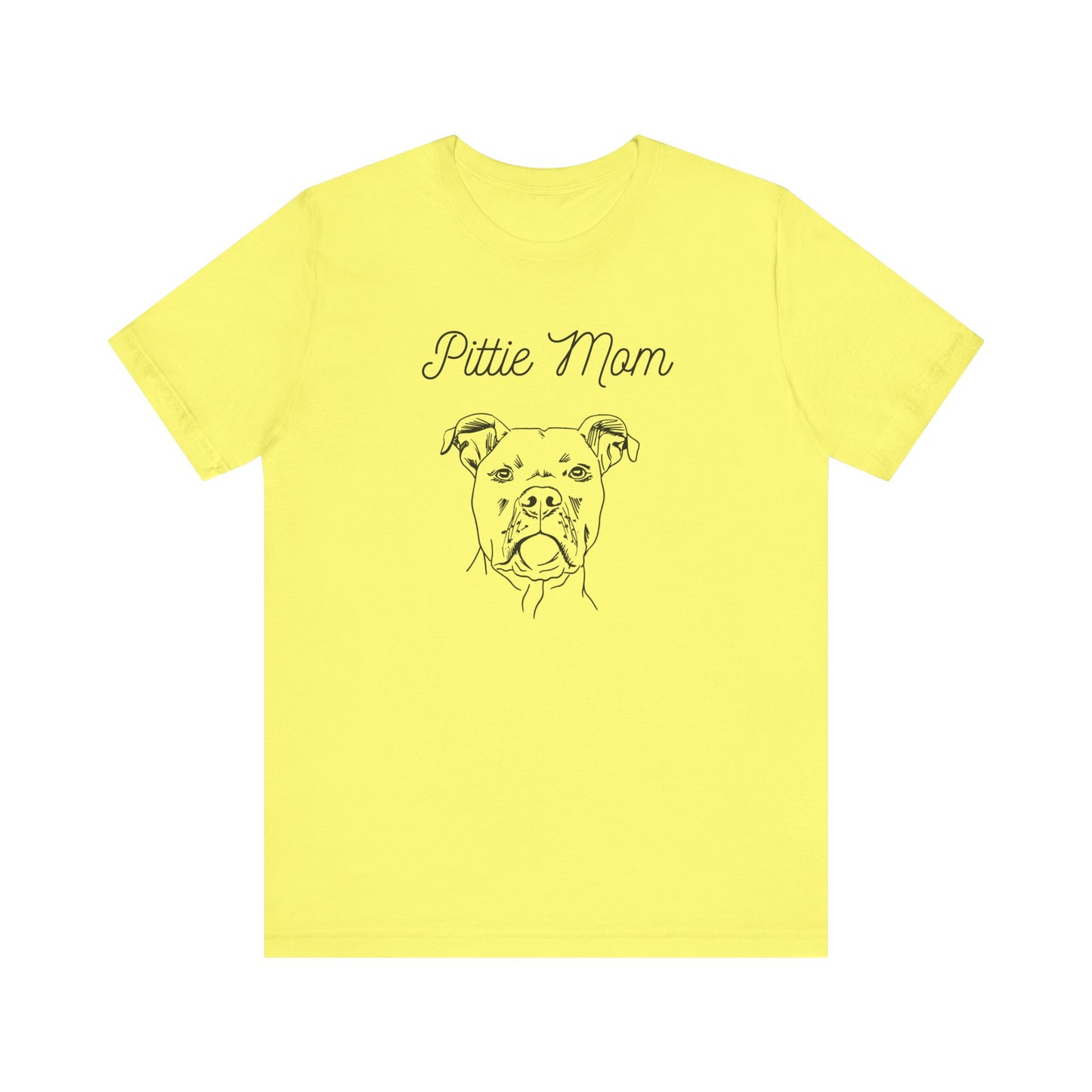 Pittie Mom Short Sleeve Tee