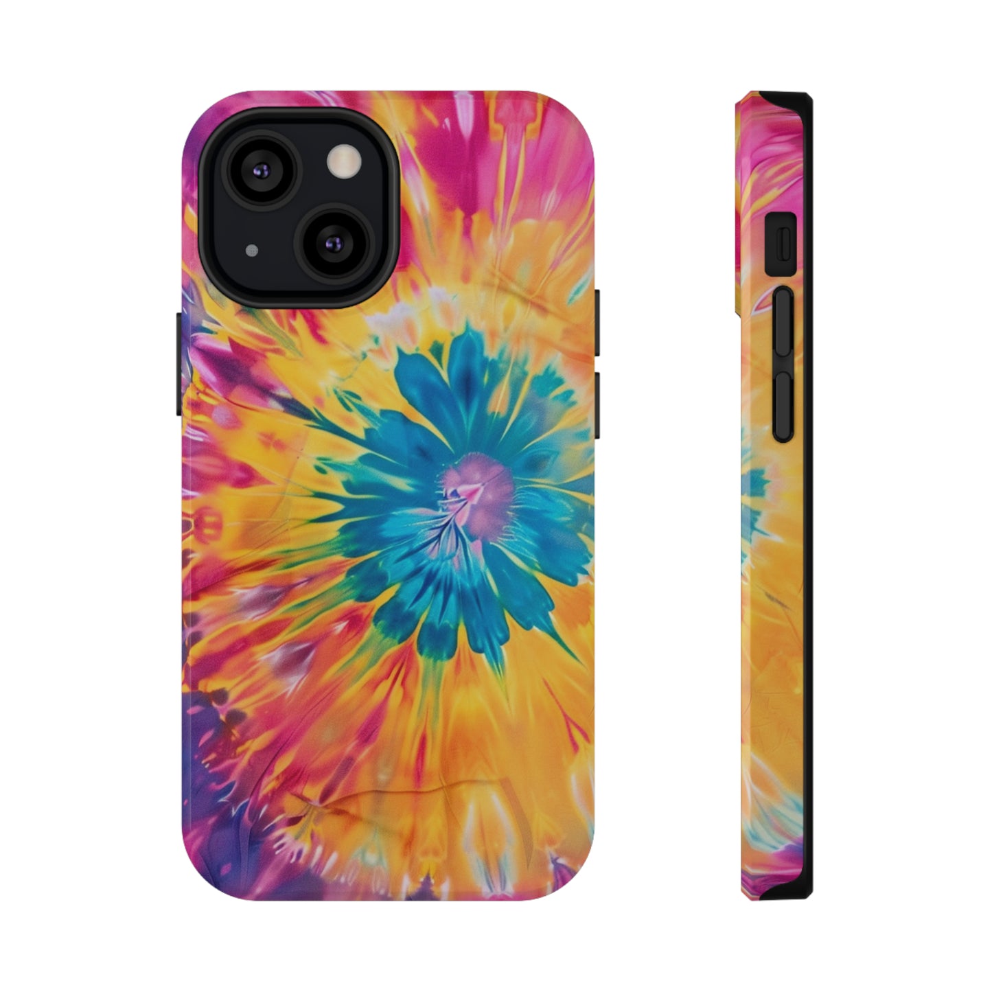 Vibrant Tie Dye Glossy Impact Resistant Phone Case