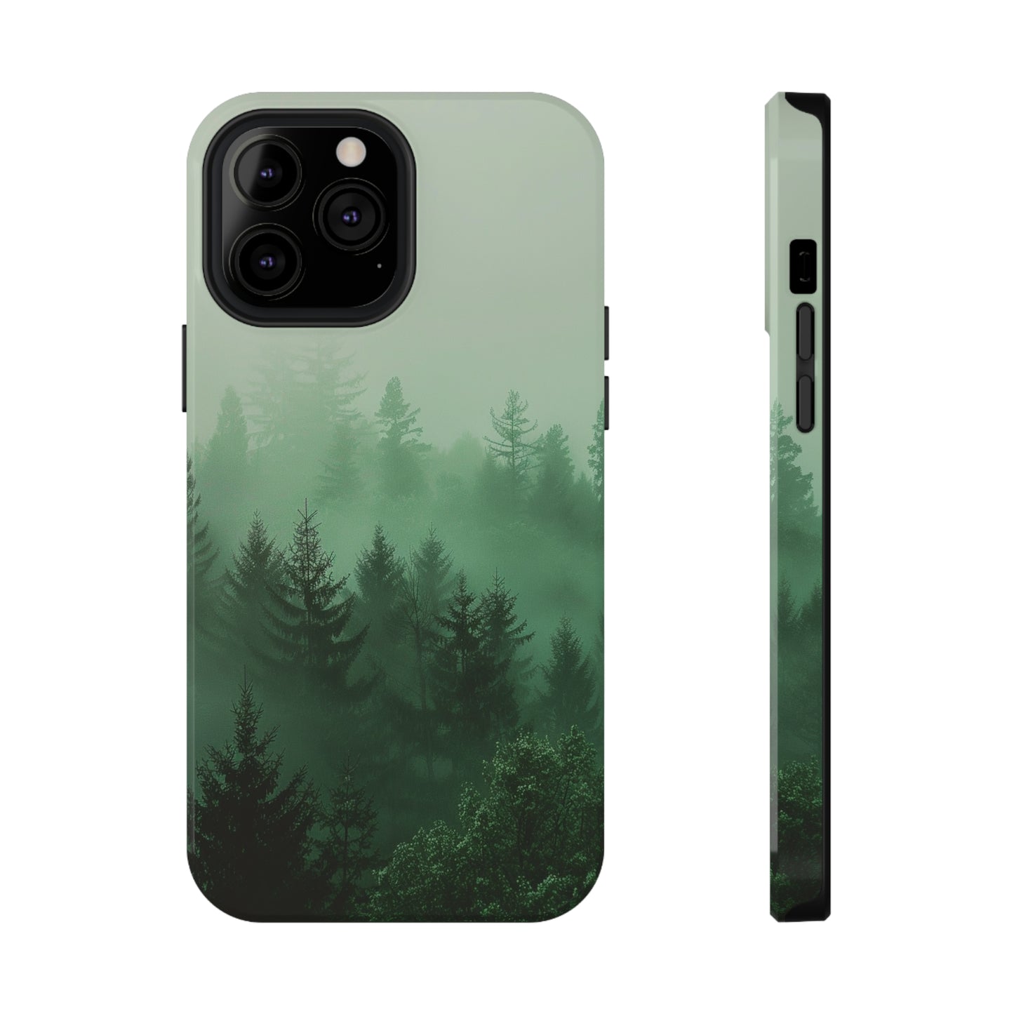 Minimalist Forest Glossy Impact Resistant Phone Case