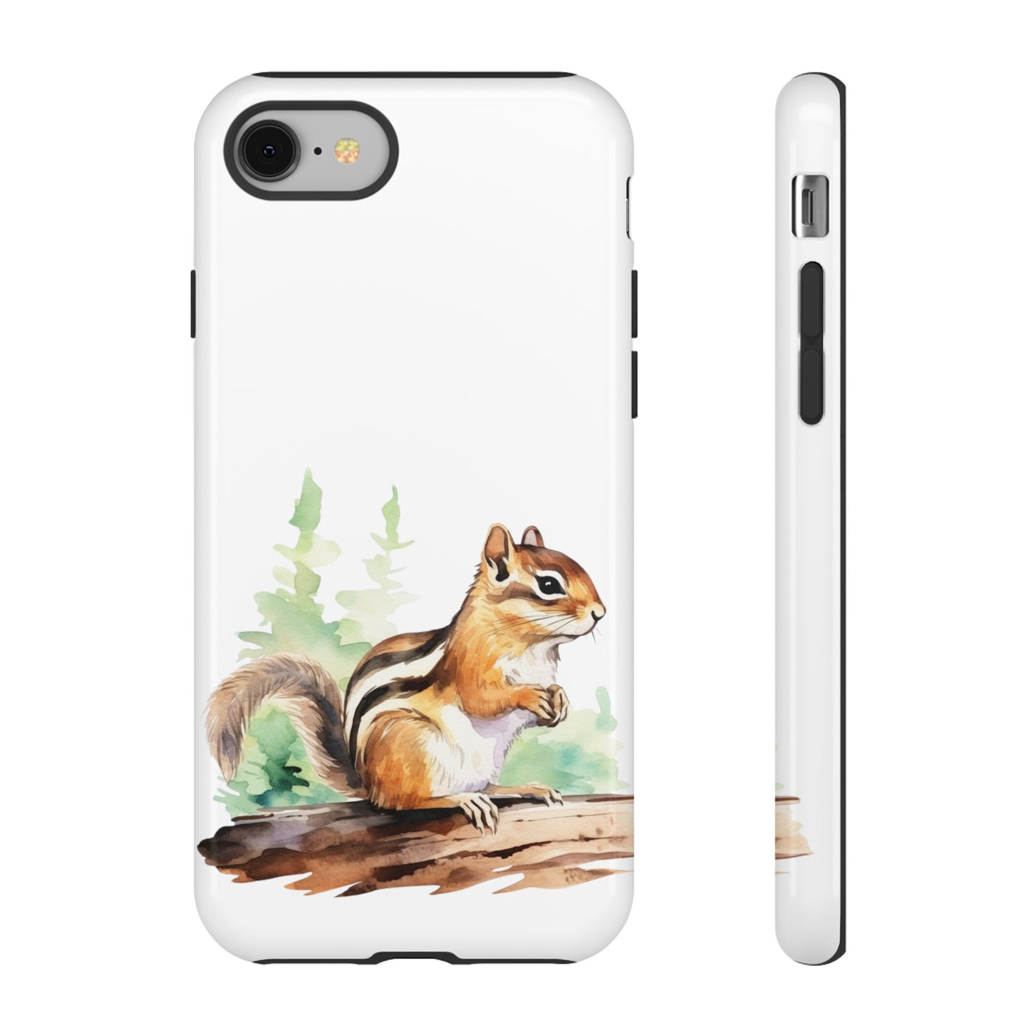 Chipmunk Watercolor Style Phone Case