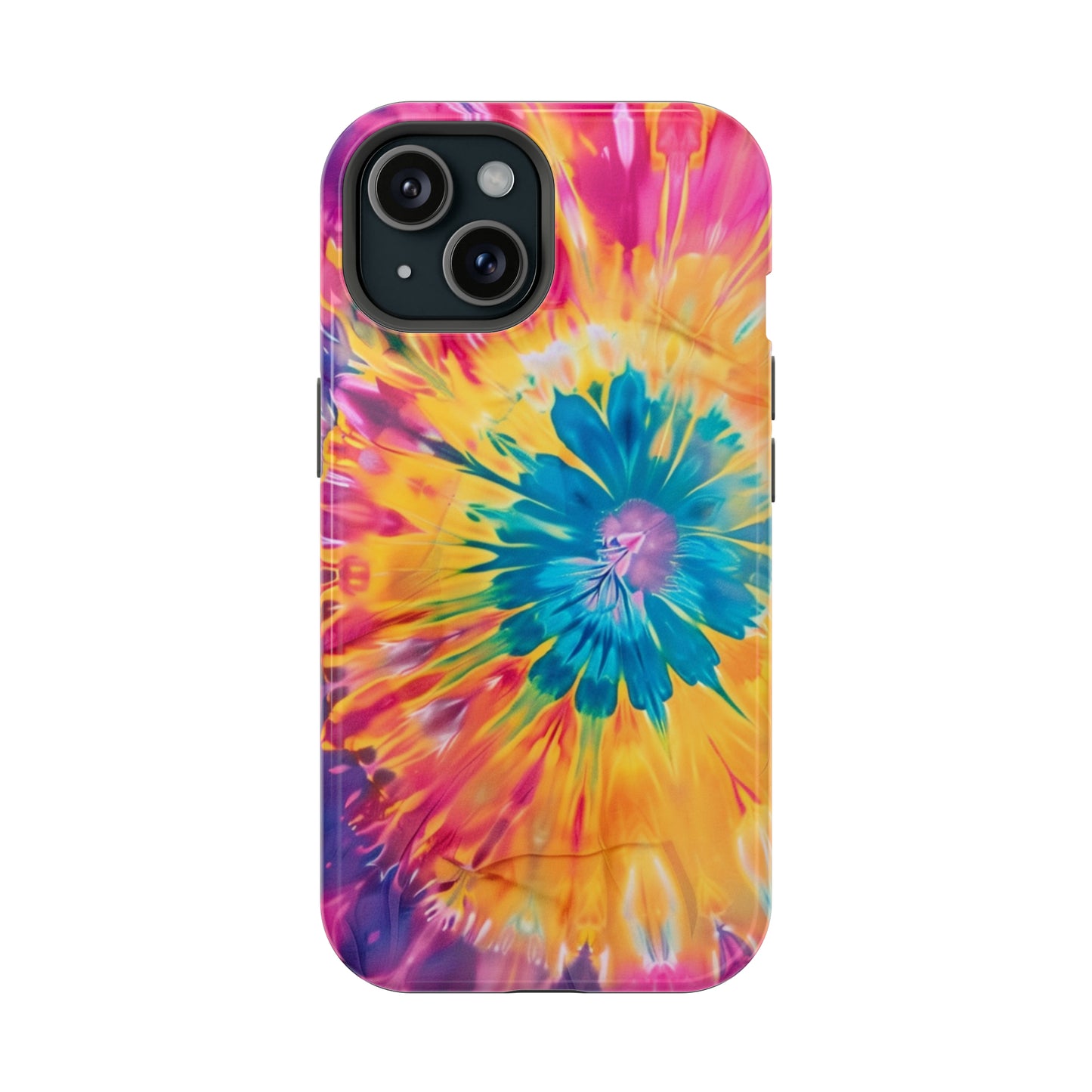 Vibrant Tie Dye Glossy Impact Resistant Phone Case