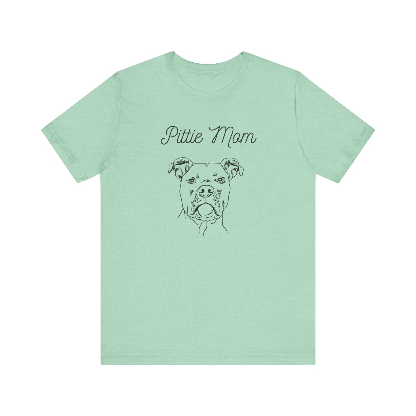 Pittie Mom Short Sleeve Tee