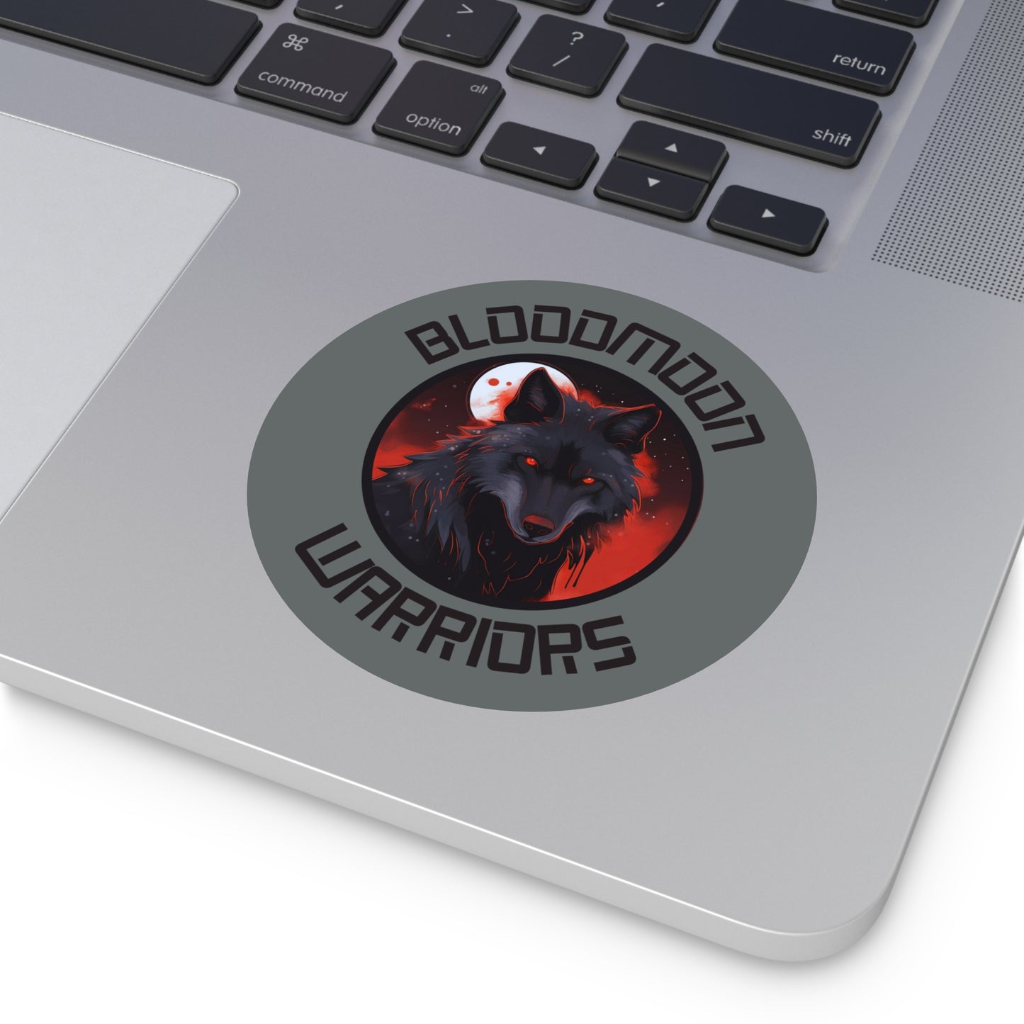 Bloodmoon Warriors Round Vinyl Stickers