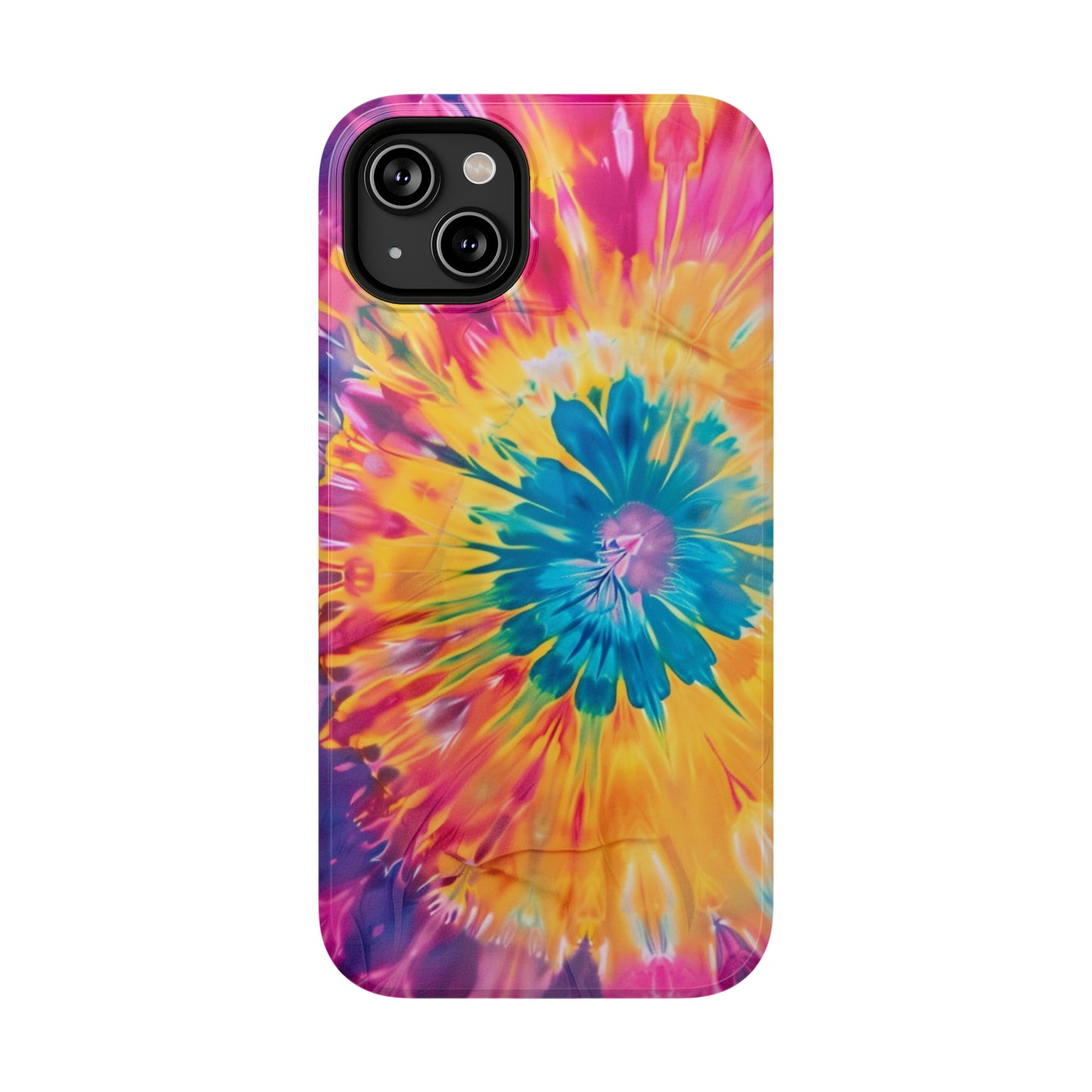 Vibrant Tie Dye Glossy Impact Resistant Phone Case