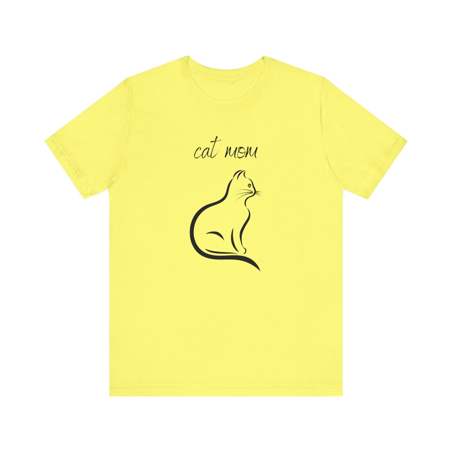 Cat Mom Elegant Style T-shirt