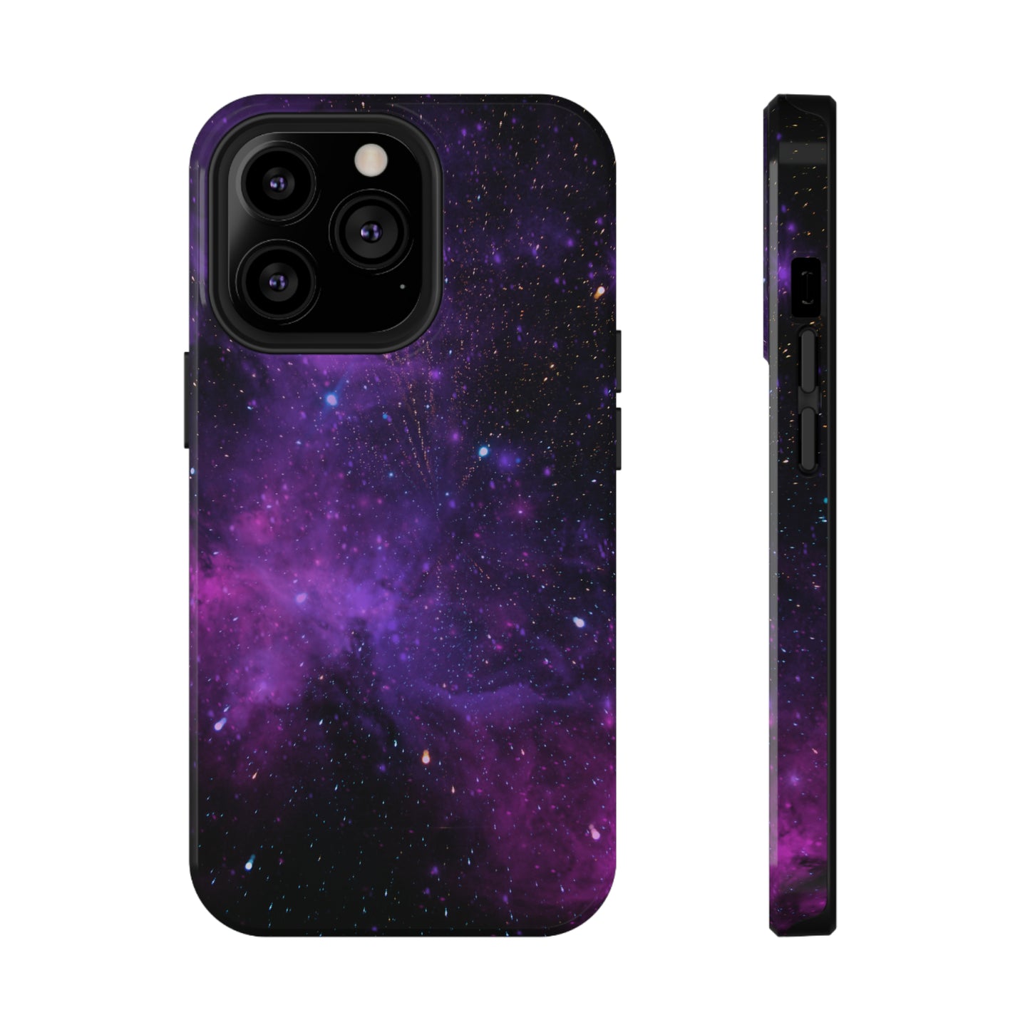 Dark Purple Glossy Impact Resistant Phone Case