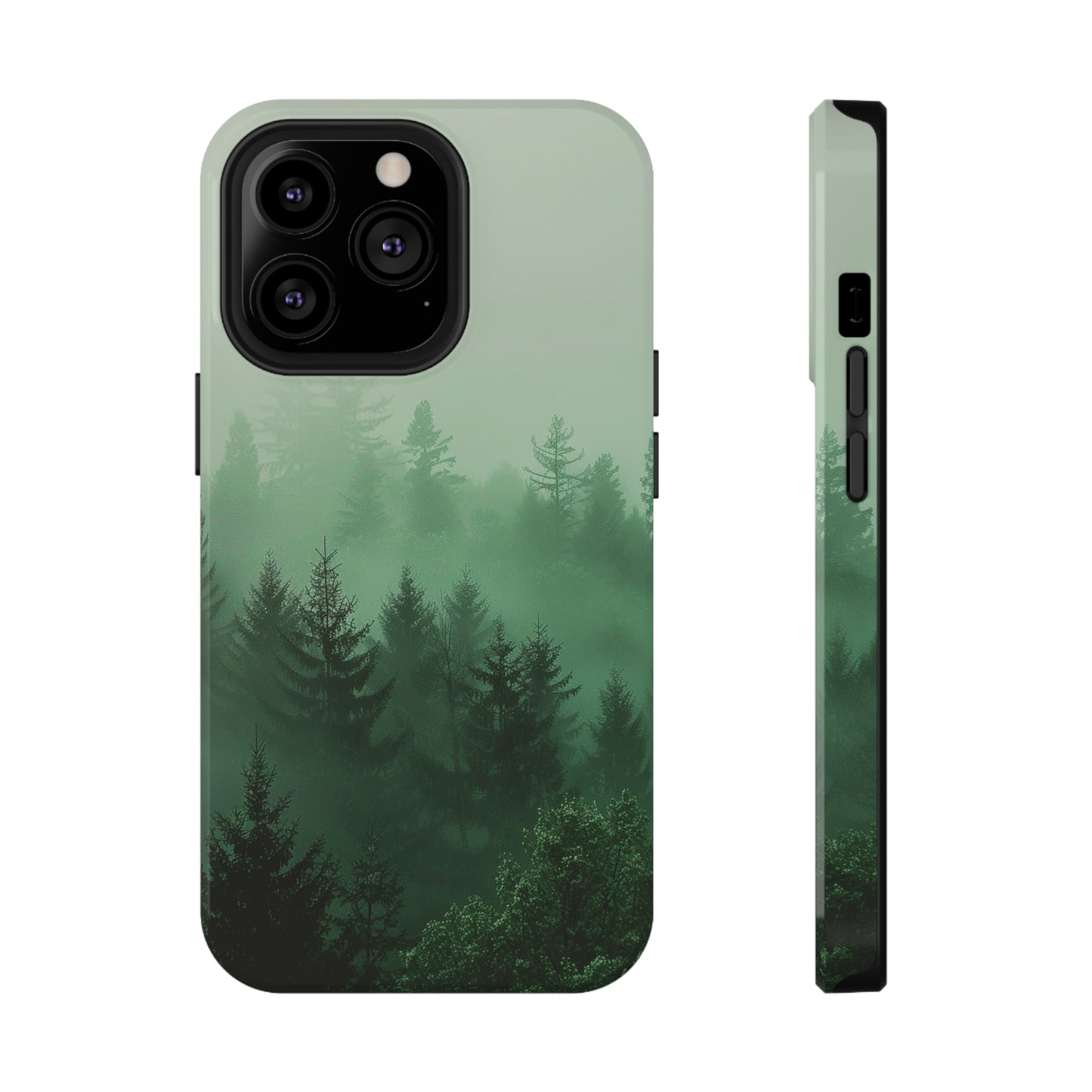 Minimalist Forest Glossy Impact Resistant Phone Case