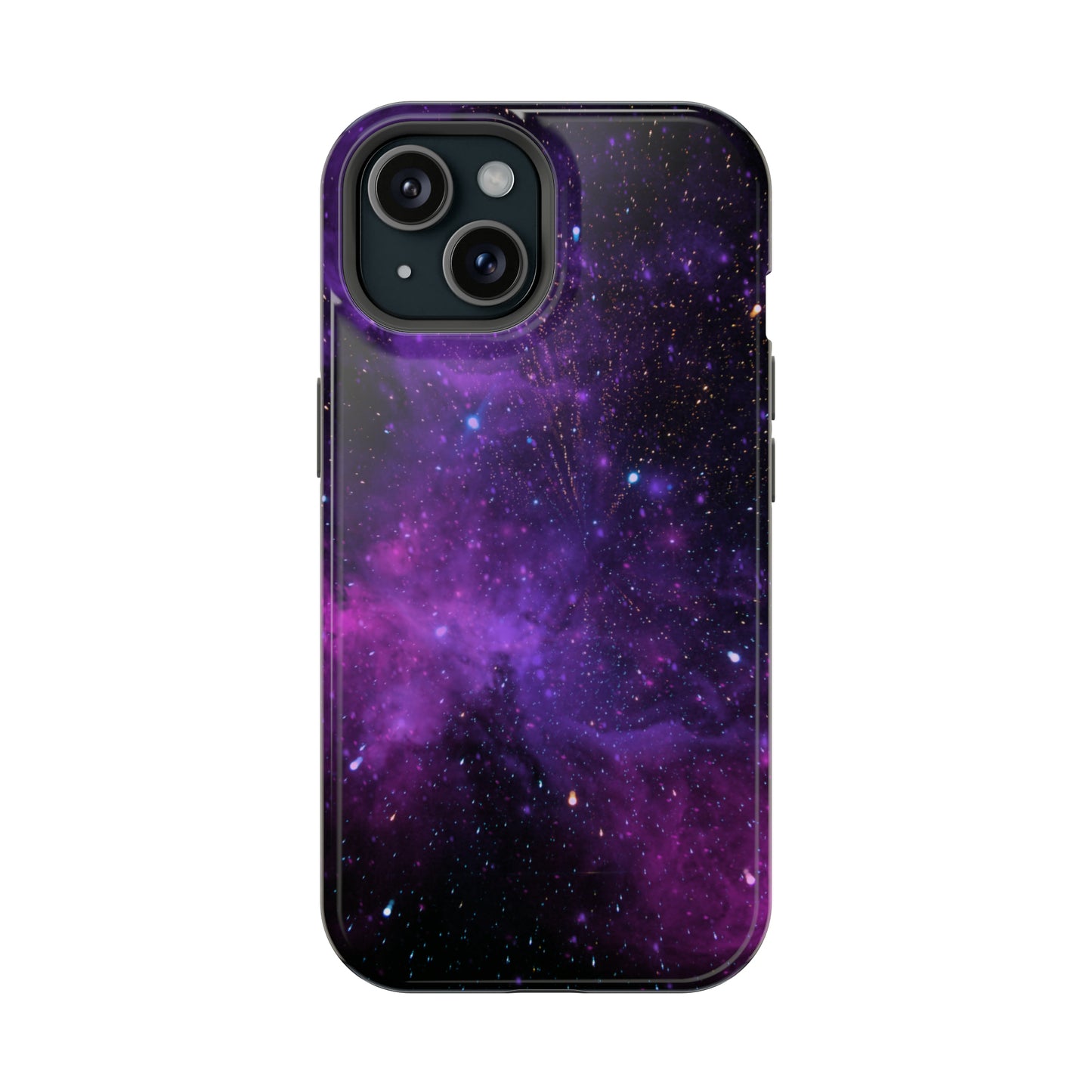 Dark Purple Glossy Impact Resistant Phone Case