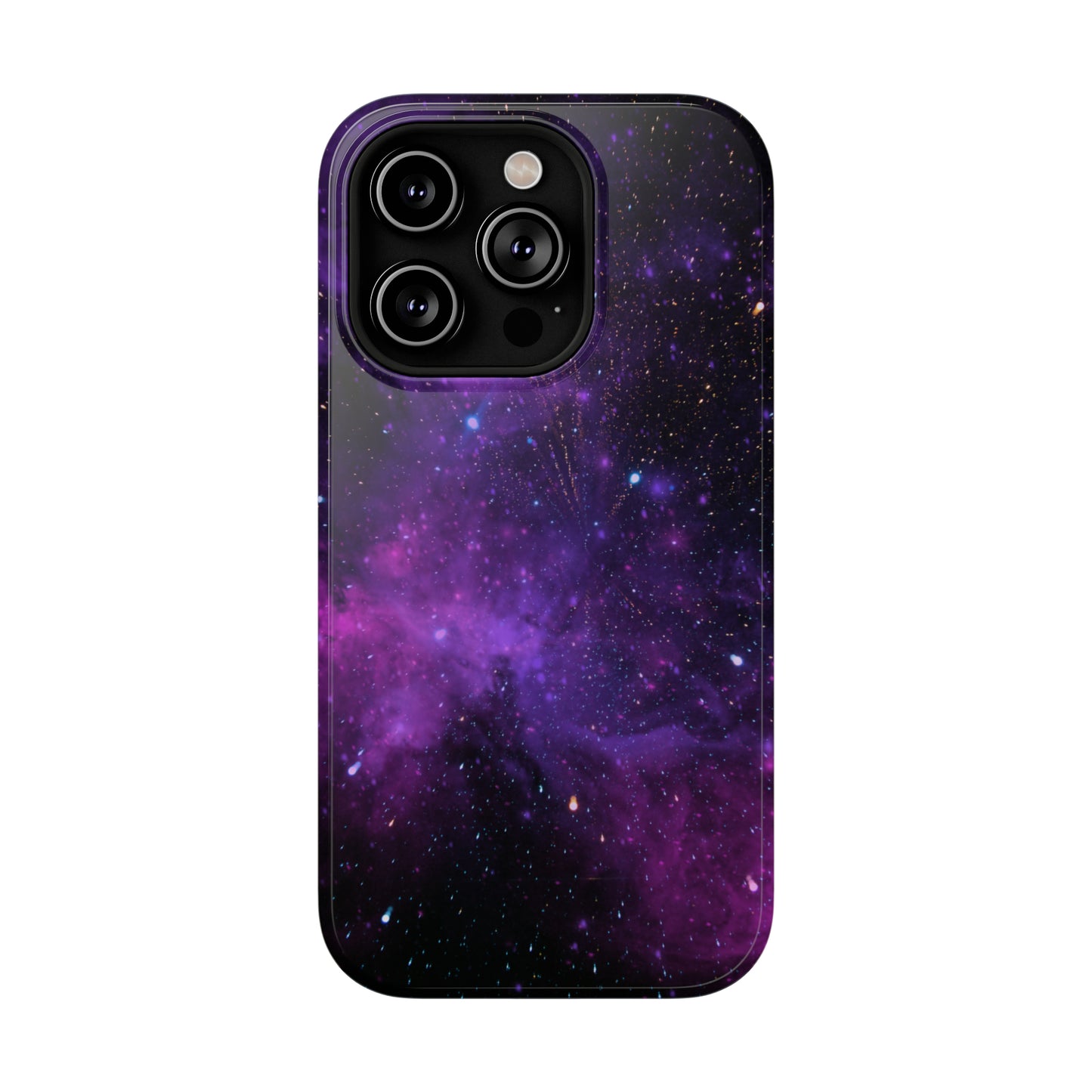 Dark Purple Glossy Impact Resistant Phone Case