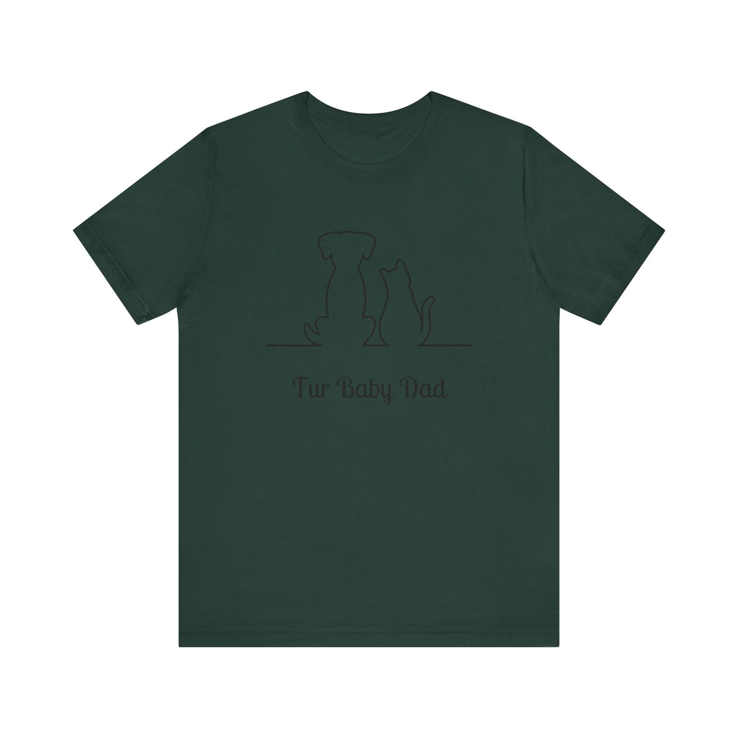 Fur Baby Dad Short Sleeve Tee