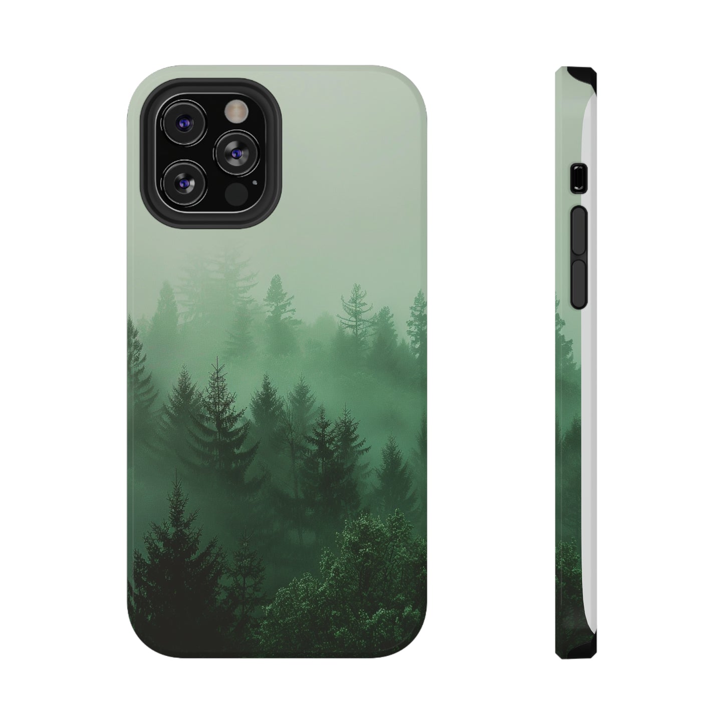 Minimalist Forest Glossy Impact Resistant Phone Case