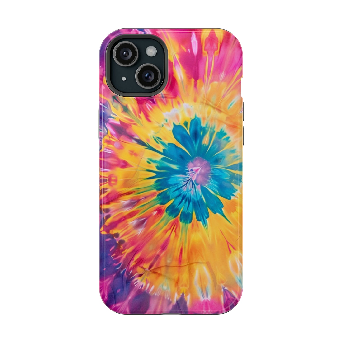 Vibrant Tie Dye Glossy Impact Resistant Phone Case