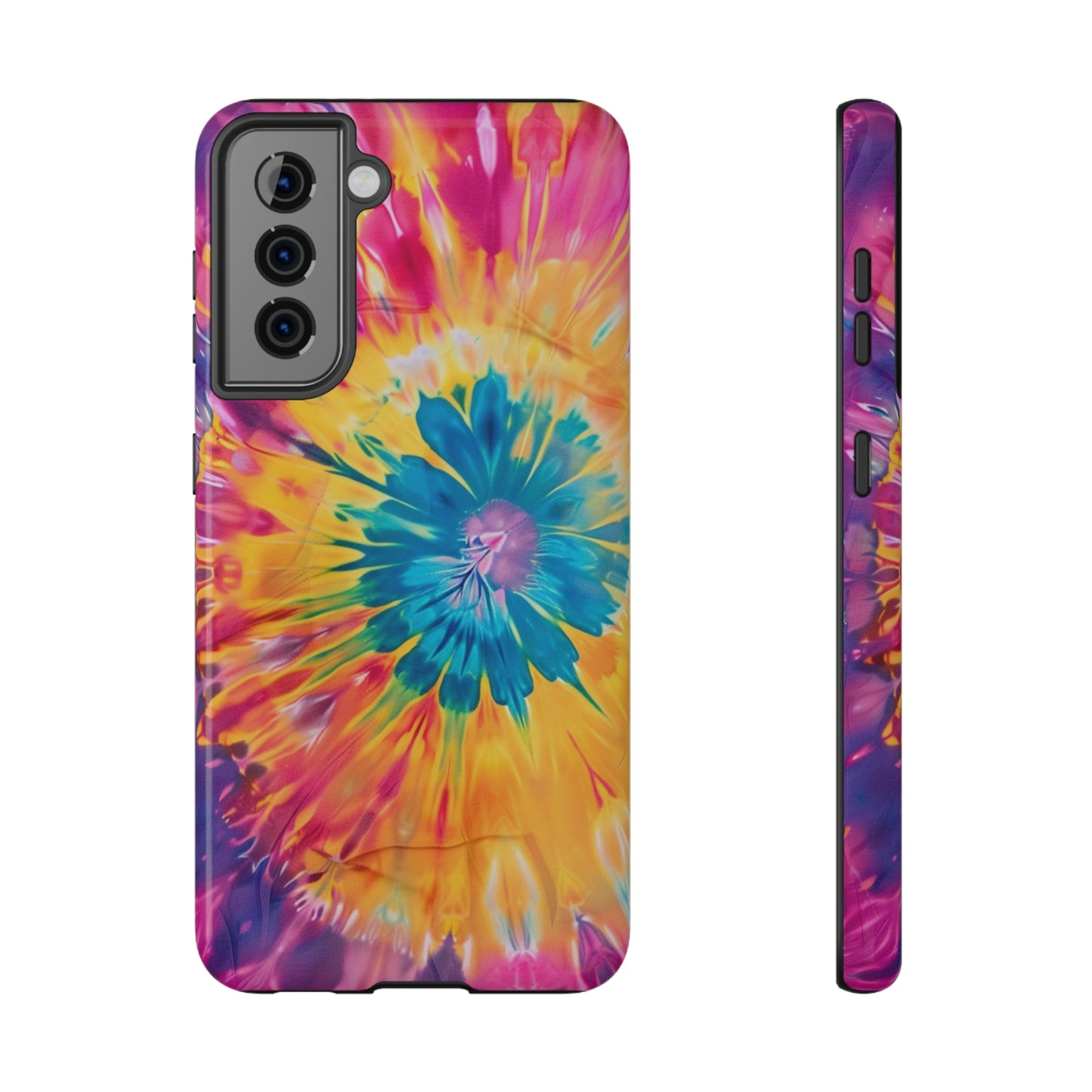 Vibrant Tie Dye Glossy Impact Resistant Phone Case